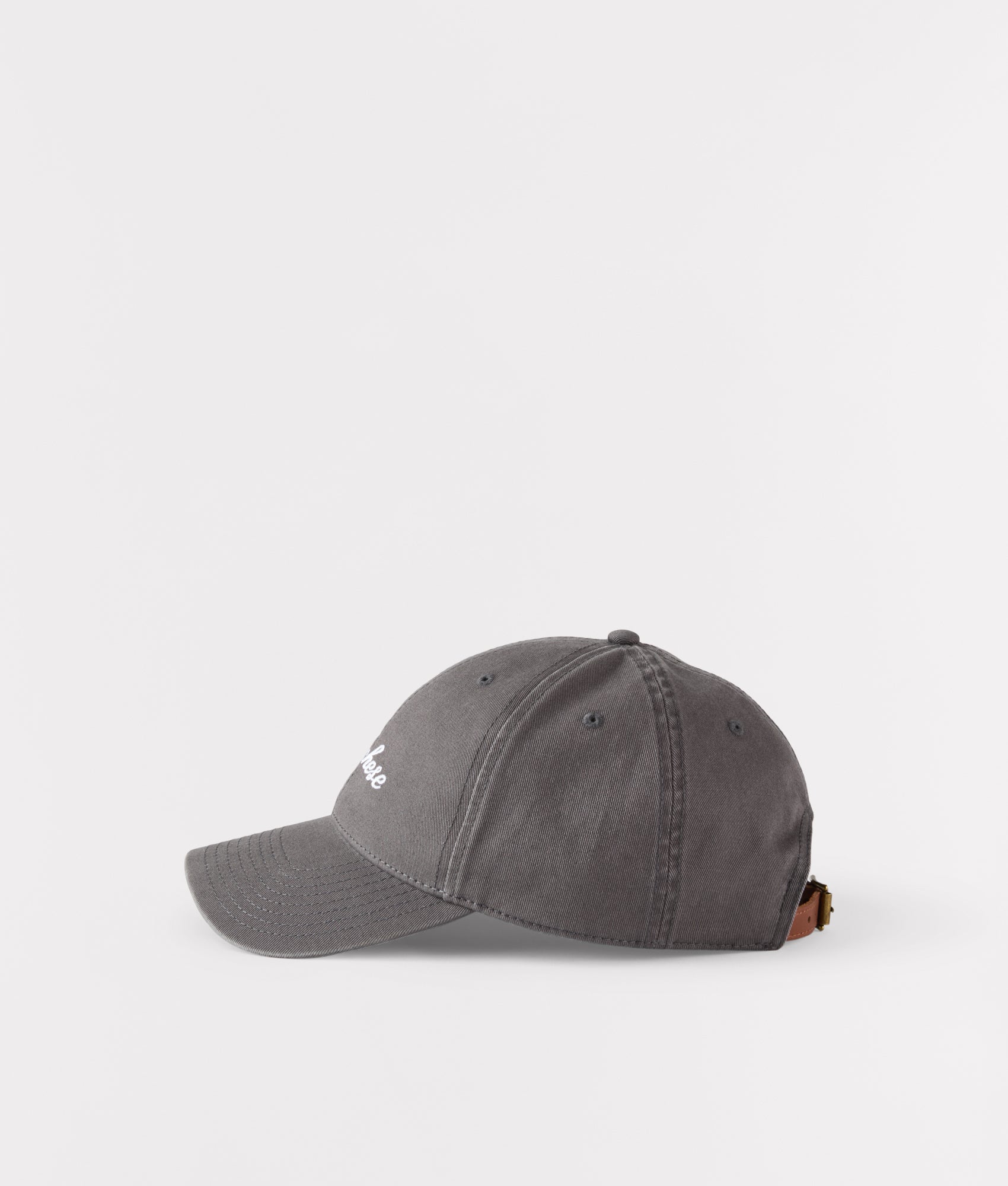Script Dad Cap :: Grey - Image 4