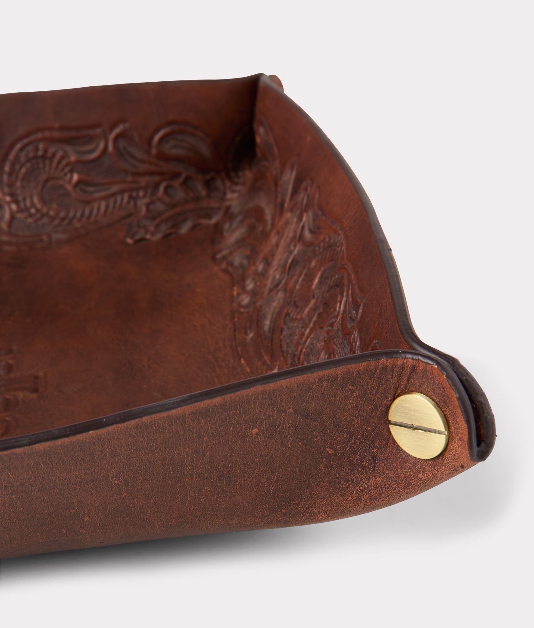 Carver Valet Tray :: Brown - Image 3