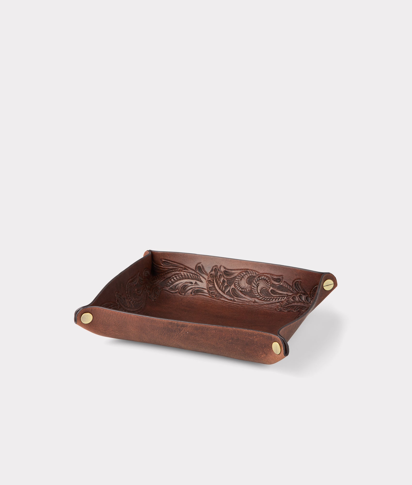 Carver Valet Tray :: Brown - Image 4