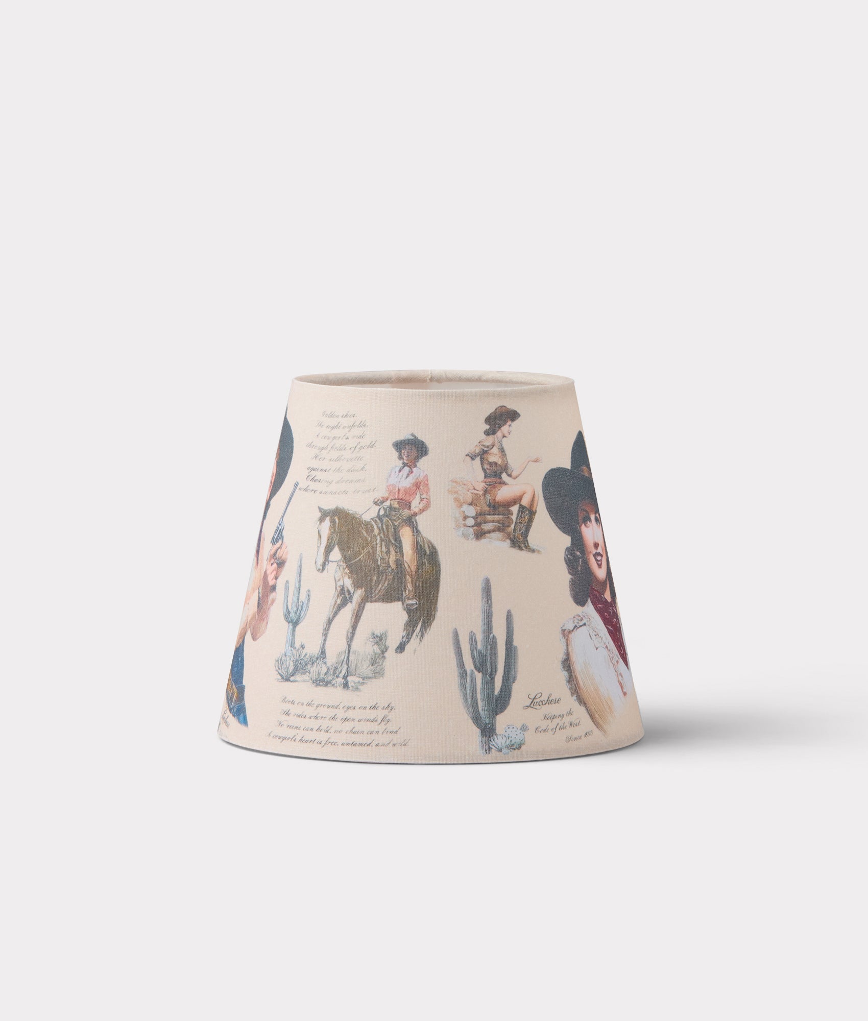 Vintage Lampshade :: Ivory - Image 3