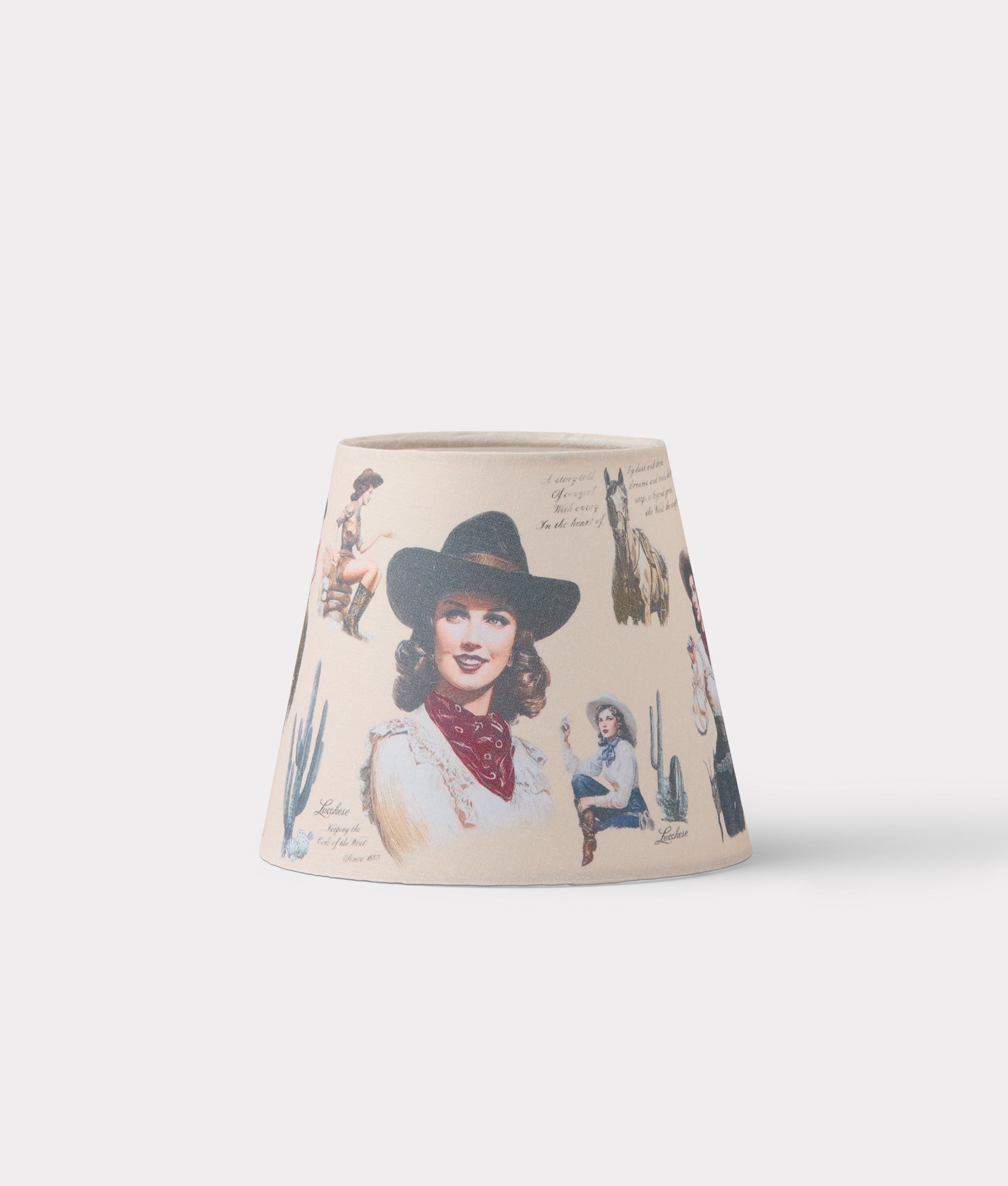 Vintage Lampshade :: Ivory - Image 4