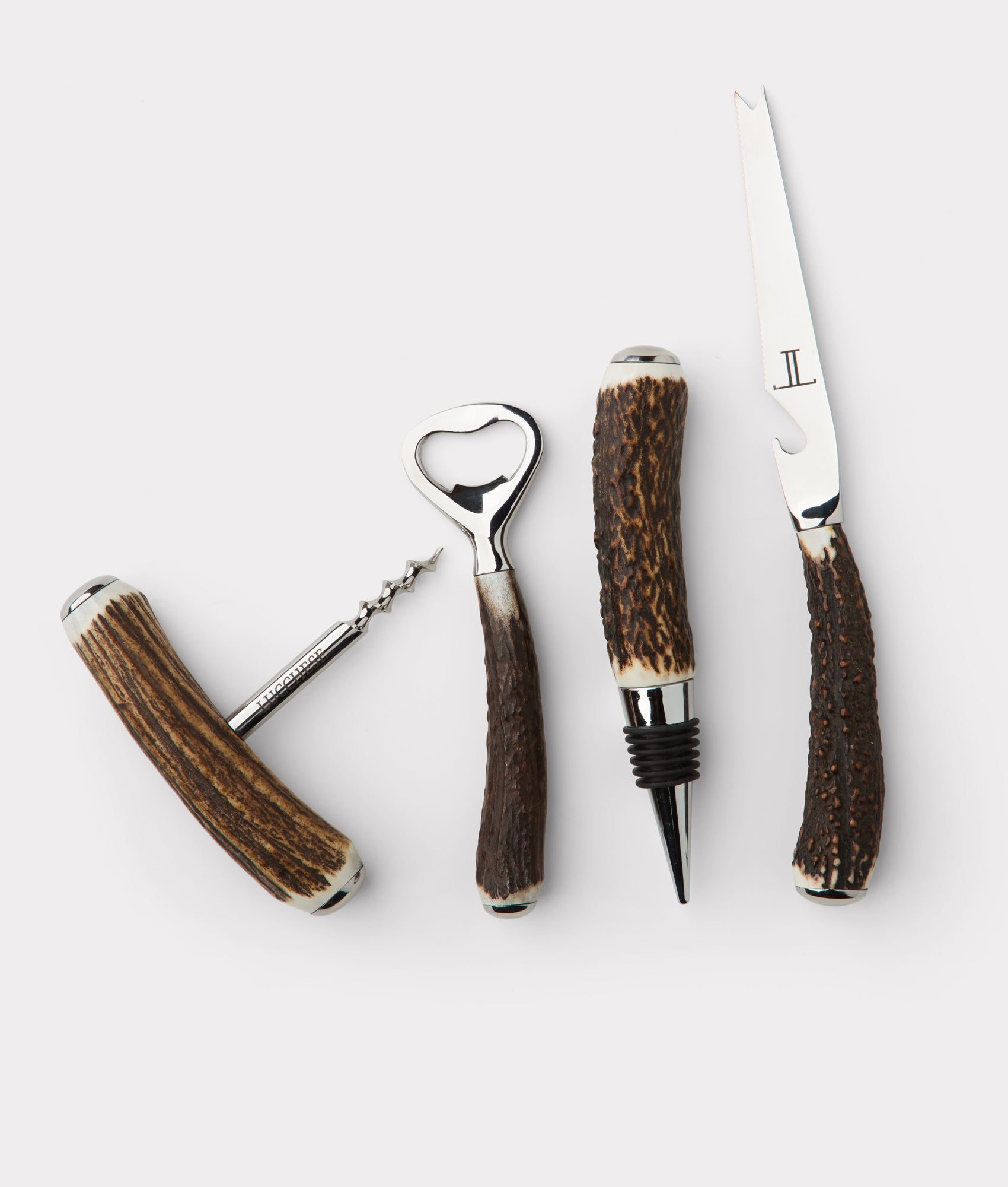 Stag Horn Bar Set/4 :: Silver - Image 2