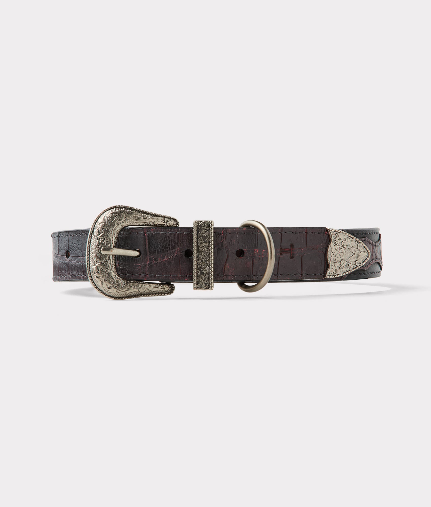 Exotic Dog Collar :: Black Cherry