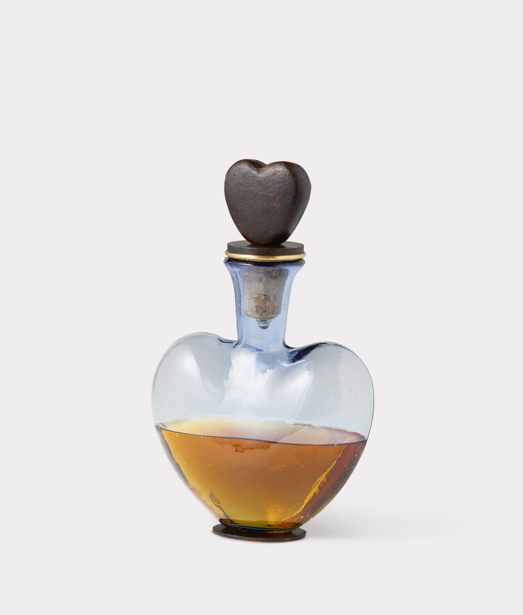 Azalea Heart Decanter :: Blue - Image 4