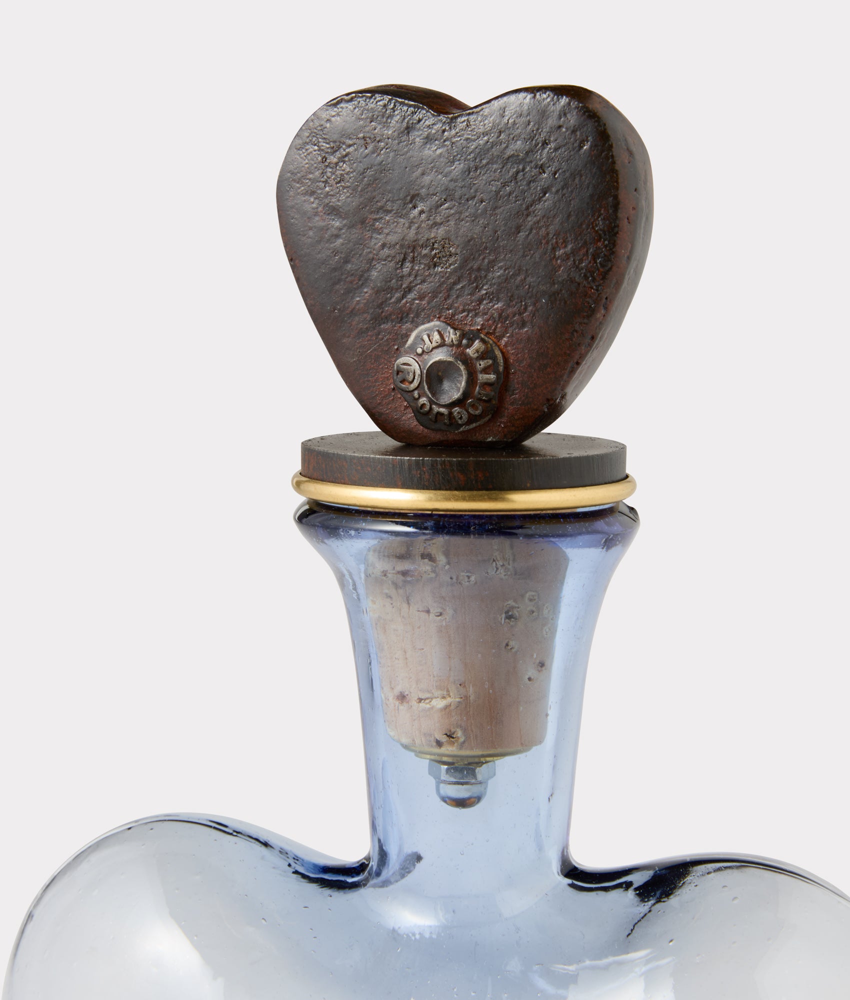 Azalea Heart Decanter :: Blue - Image 6