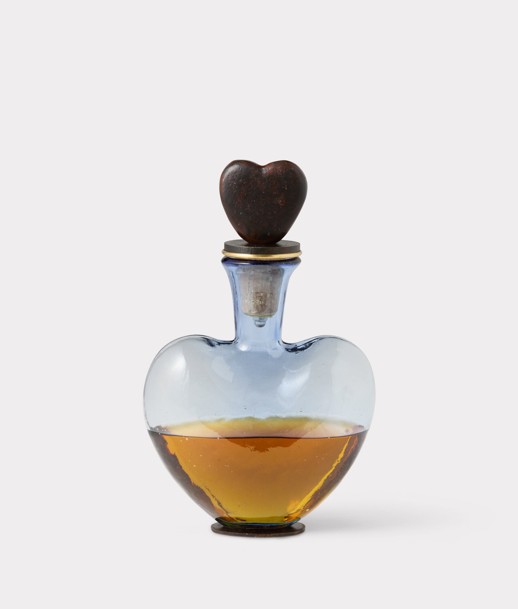 Azalea Heart Decanter :: Blue - Image 3