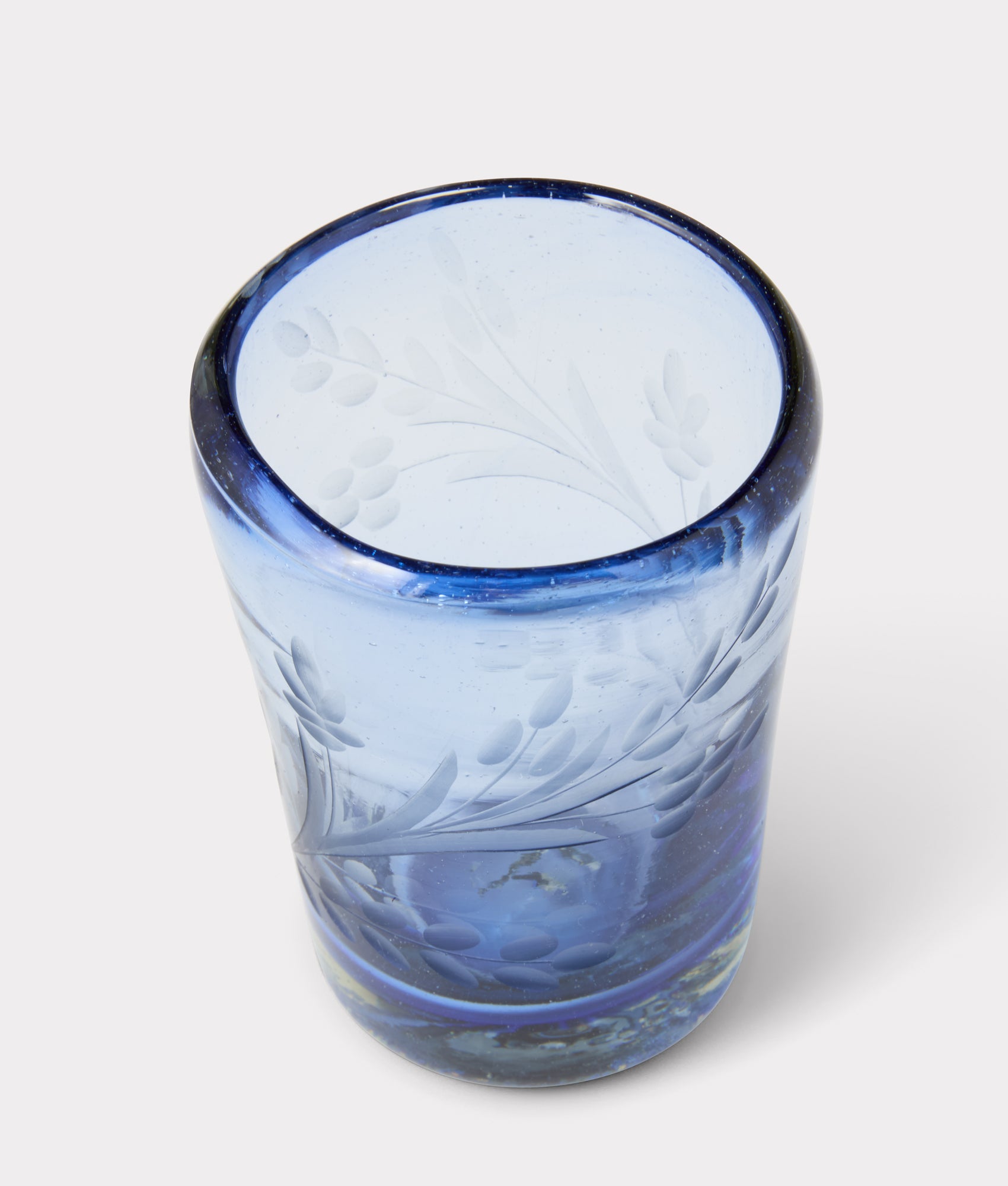 Azalea Drinking Glass :: Blue - Image 6