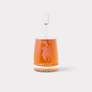 Saddle Bronc Decanter :: Crystal