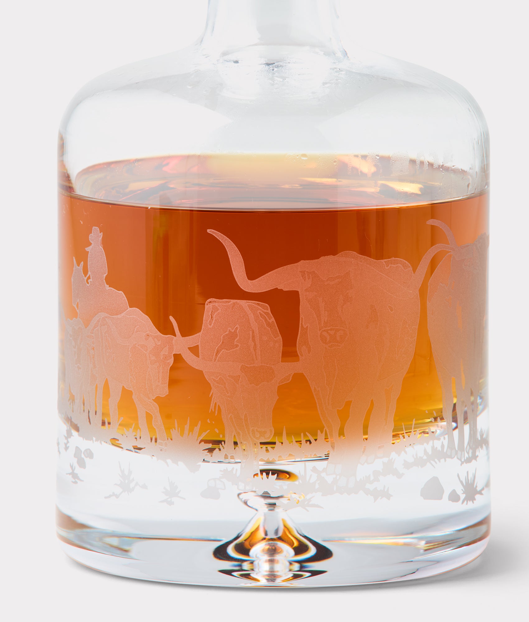 Stampede Decanter :: Crystal - Image 2