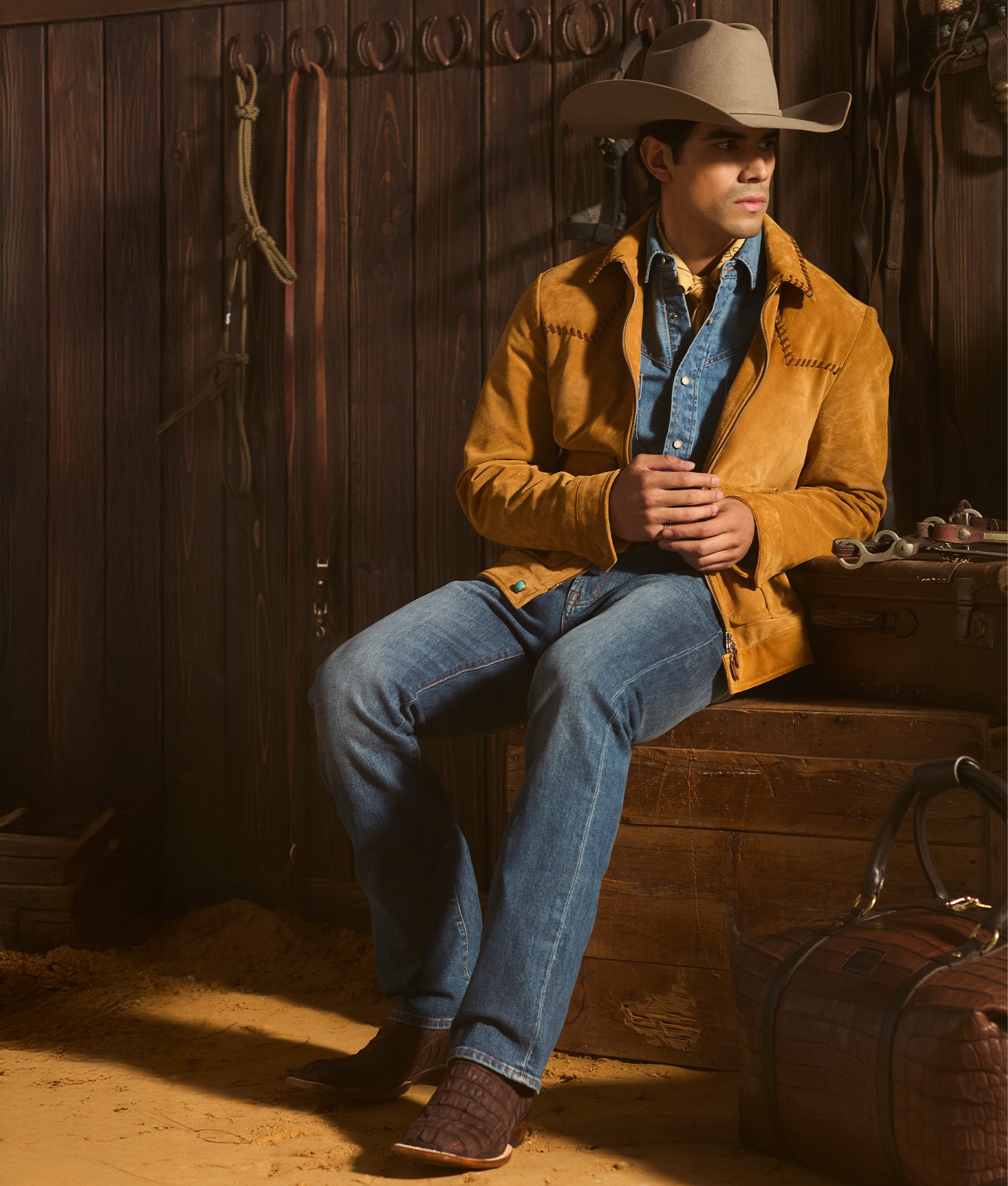 Dean Bootcut Jean :: Ranch Hand Wash - Image 4