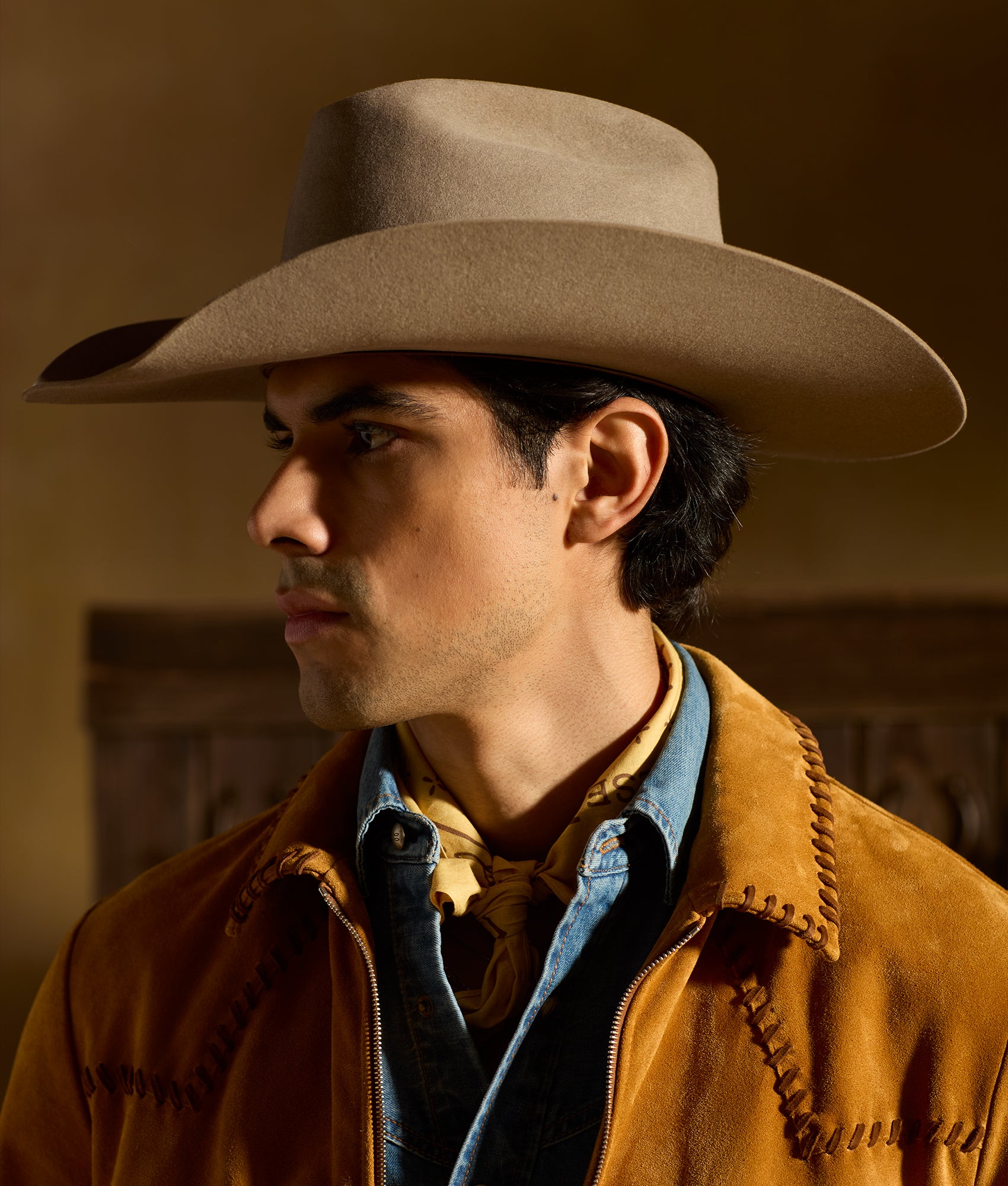 Western Bandana :: Old Gold - Image 2