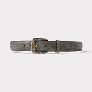 Full Quill Ostrich :: Anthracite Grey