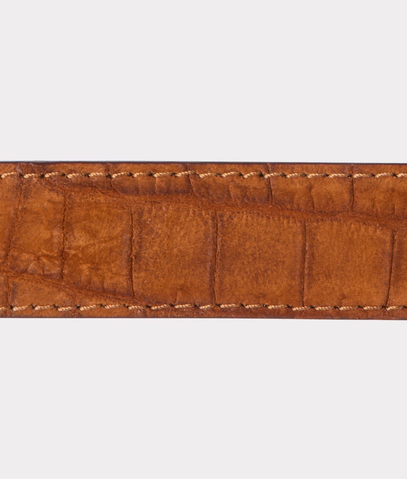 Women's Sueded Caiman :: Cognac - Image 4