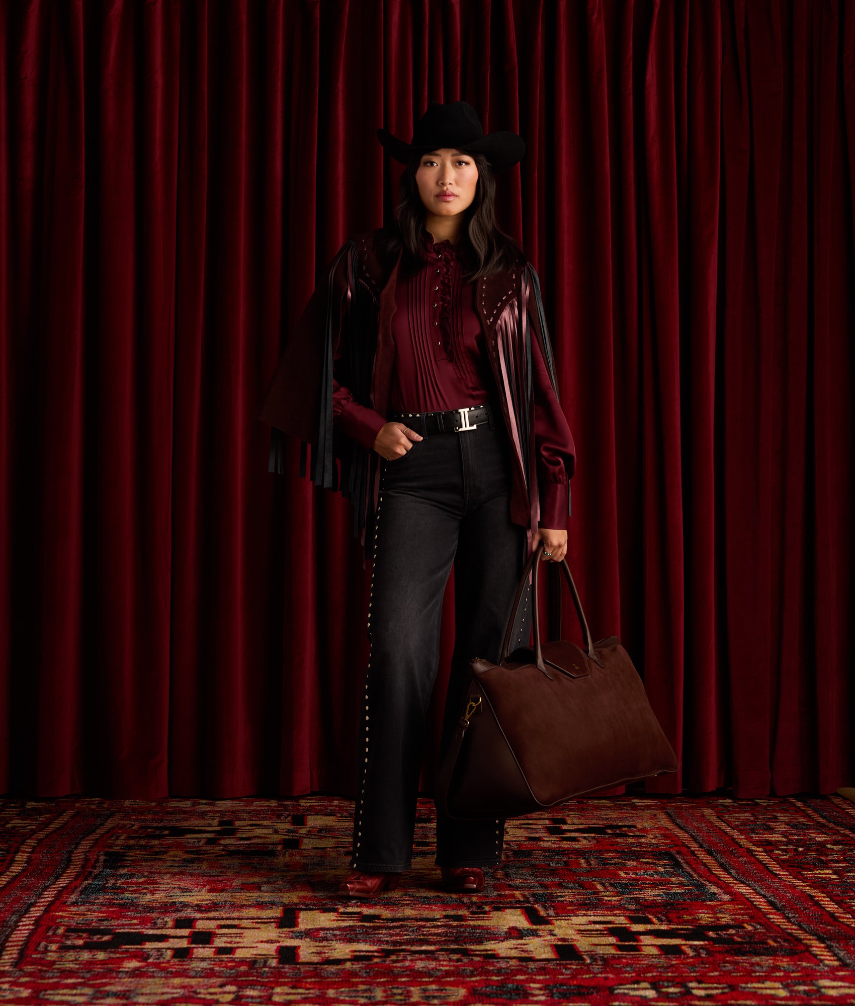 Florence Weekender :: Chocolate - Image 8