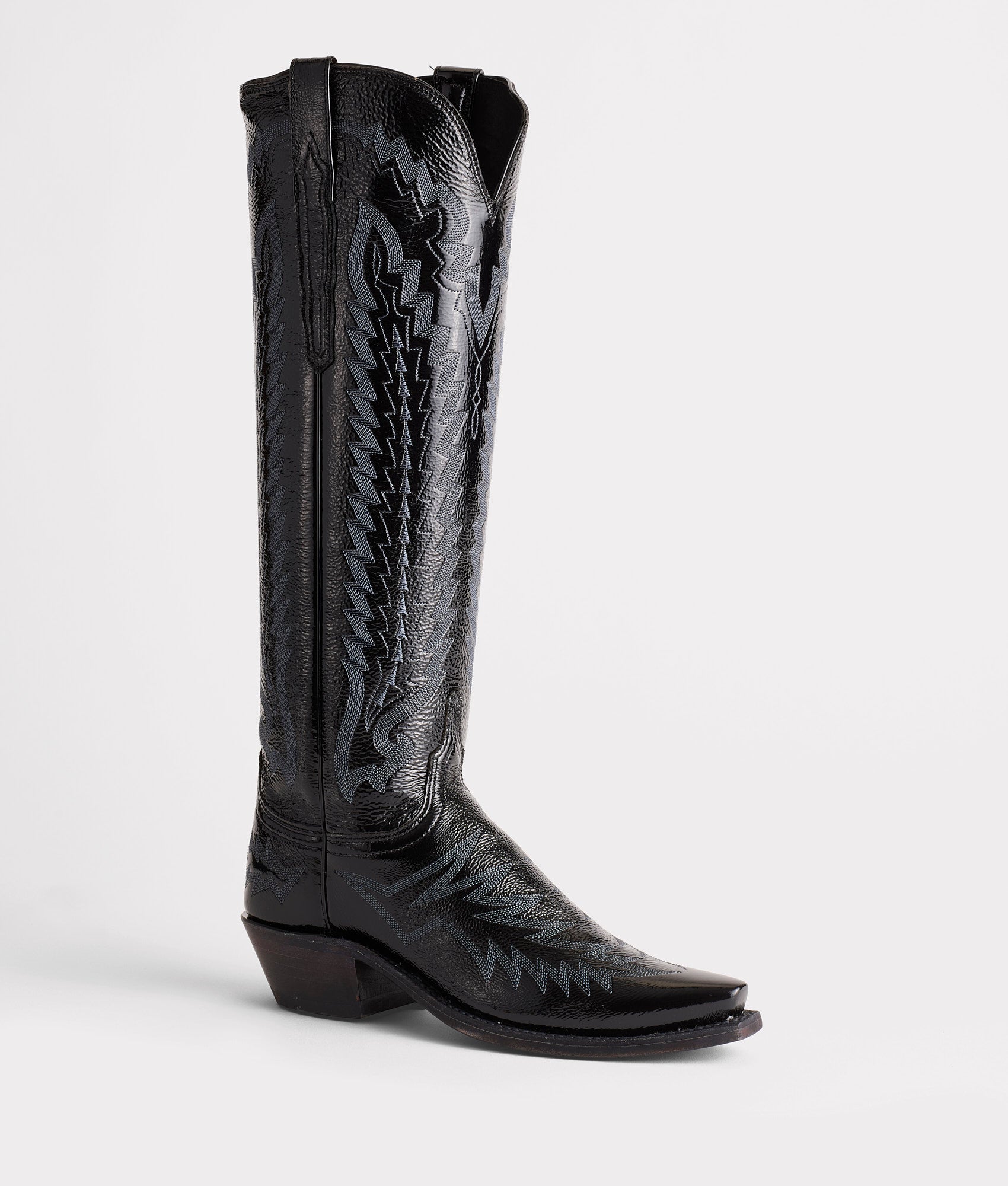 Priscilla :: Crinkle Patent Black - Image 10