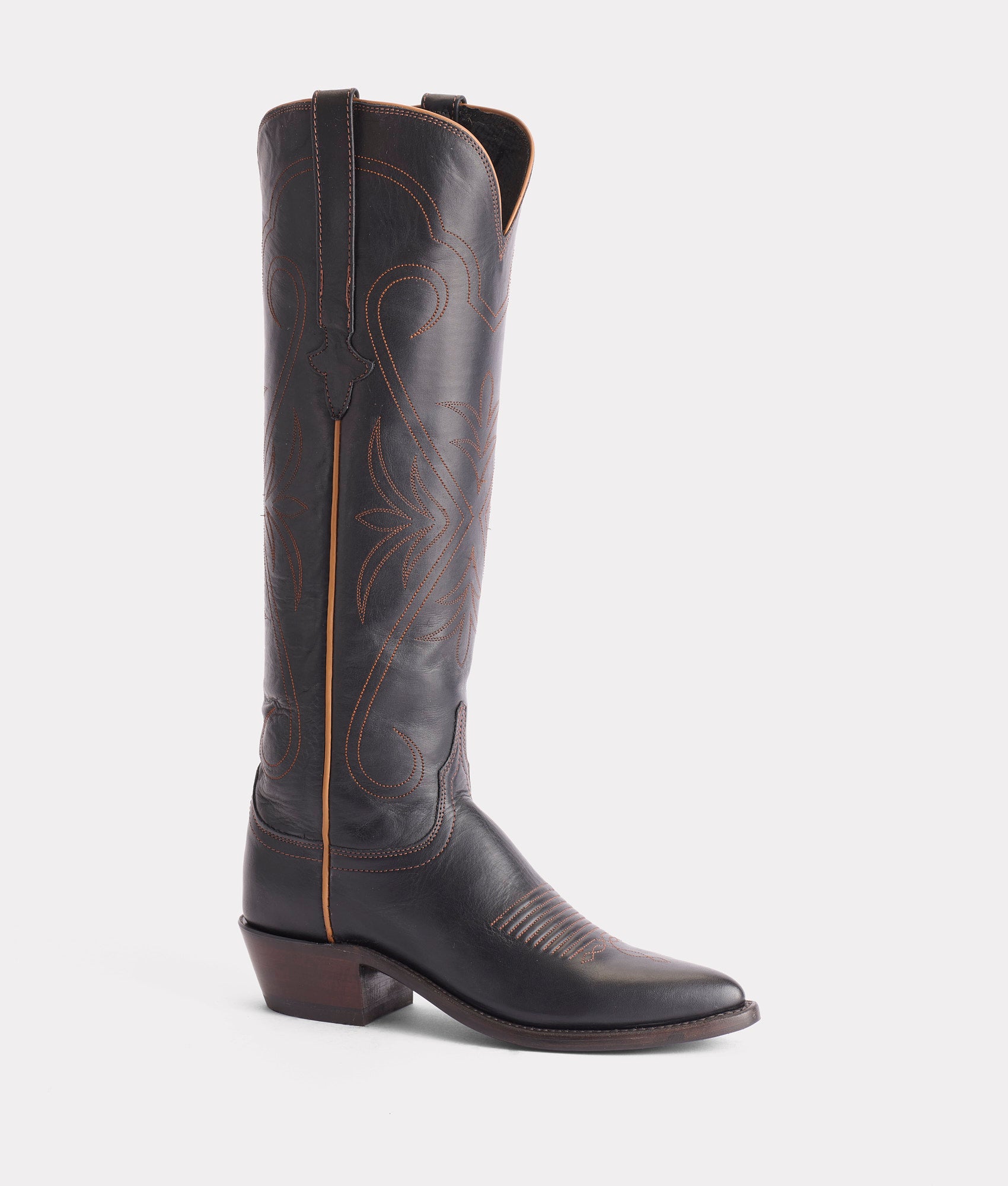 Saltillo Tall :: Black + Cognac - Image 3