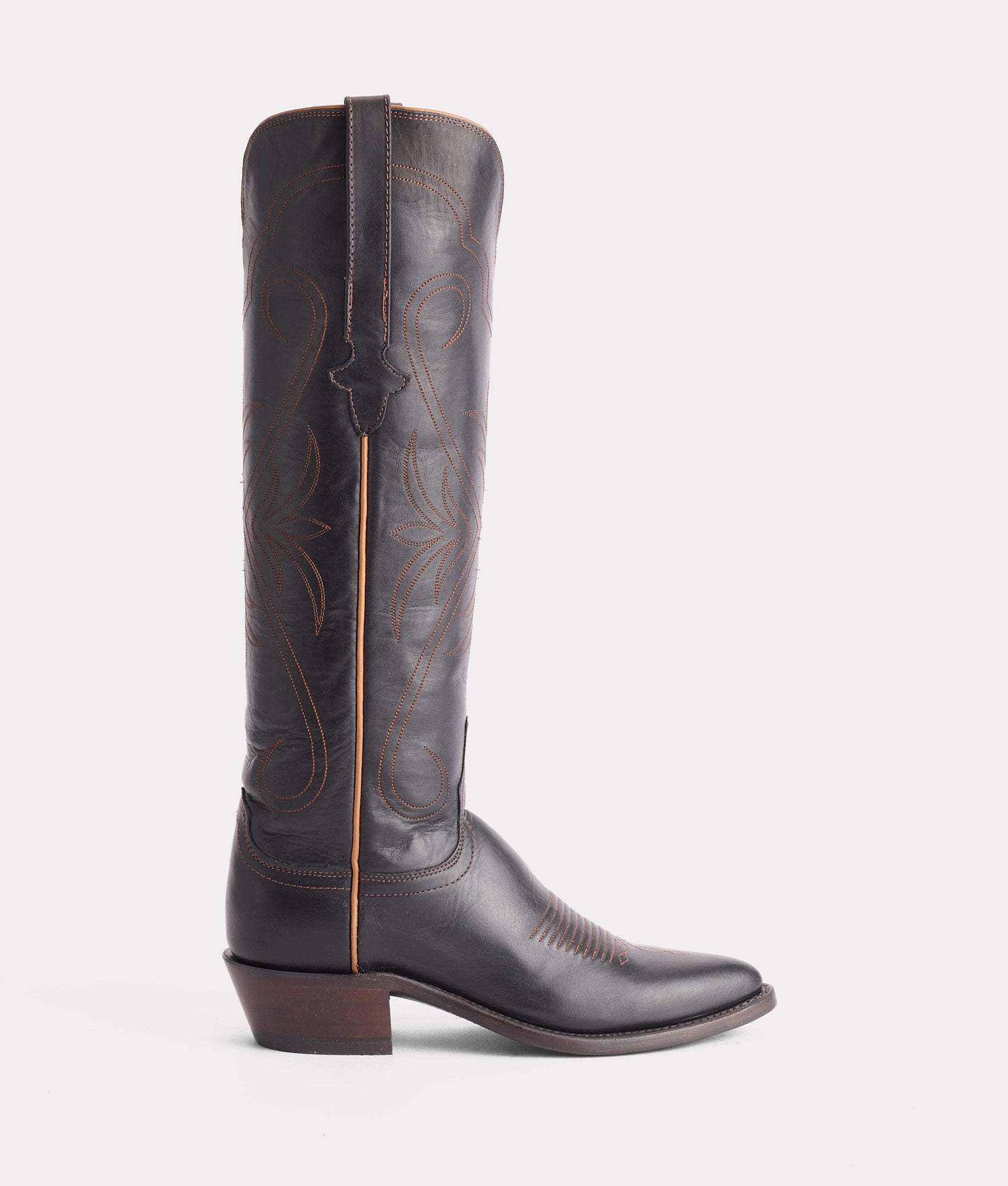 Saltillo Tall :: Black + Cognac