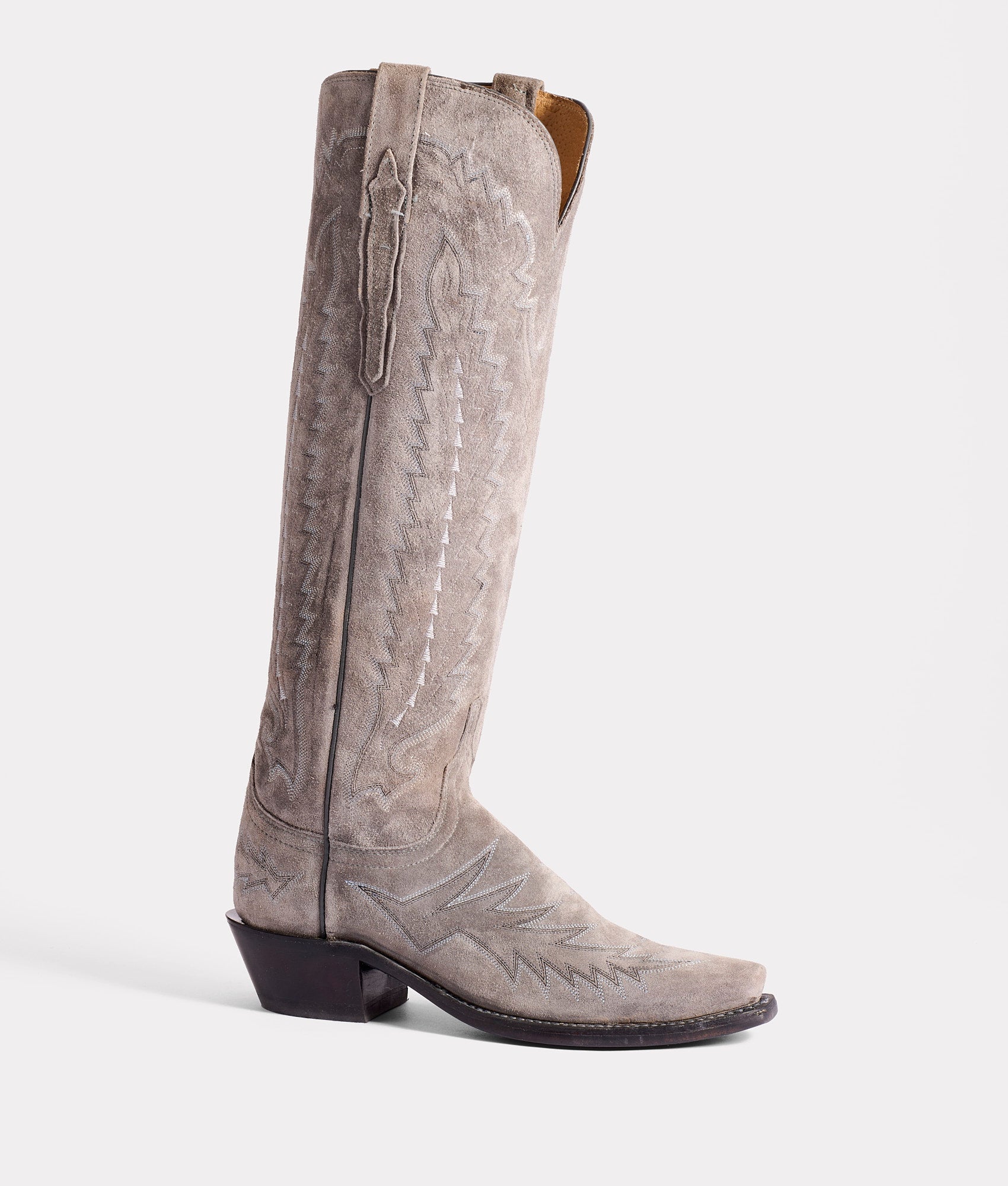 Priscilla Suede :: Steel Grey - Image 3