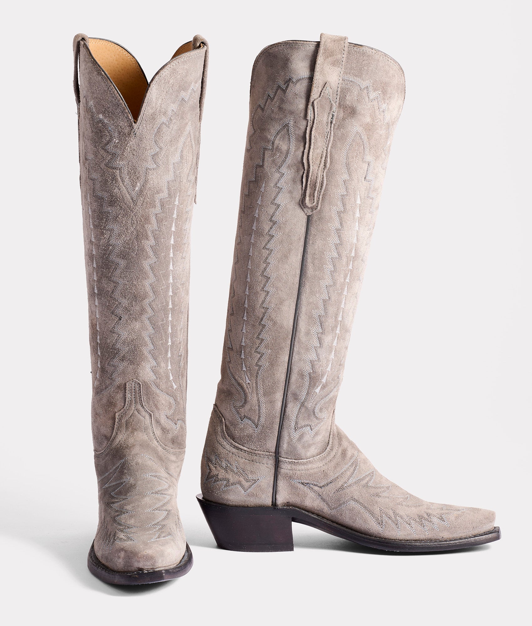 Priscilla Suede :: Steel Grey - Image 2