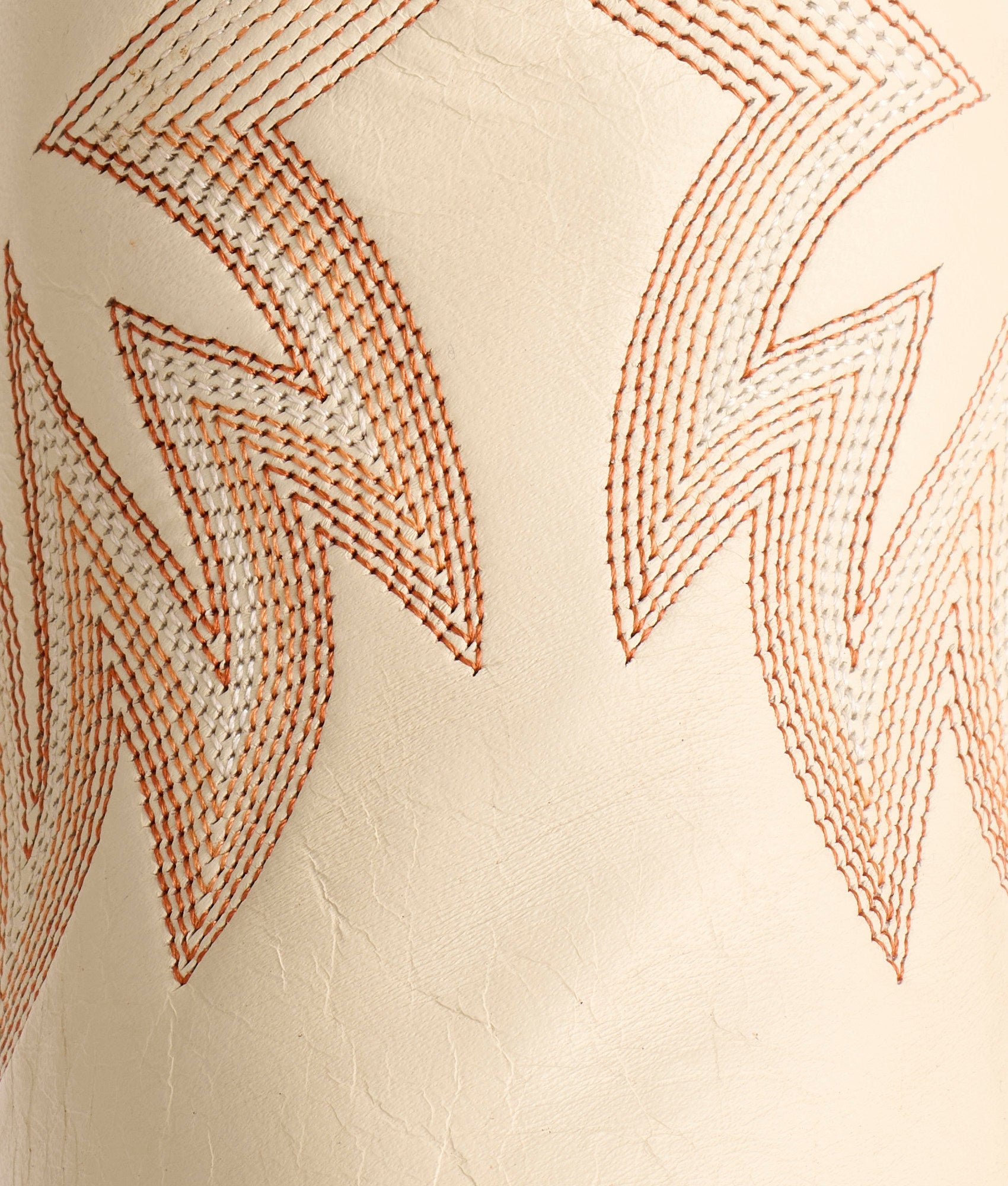 Tilly :: Glitz Cream W/ Burnt Orange Stitching - Image 10
