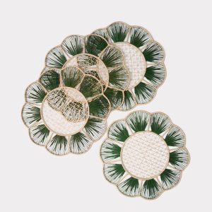 Tucson Saguaro Agave Placemat - Set Of Four :: Green