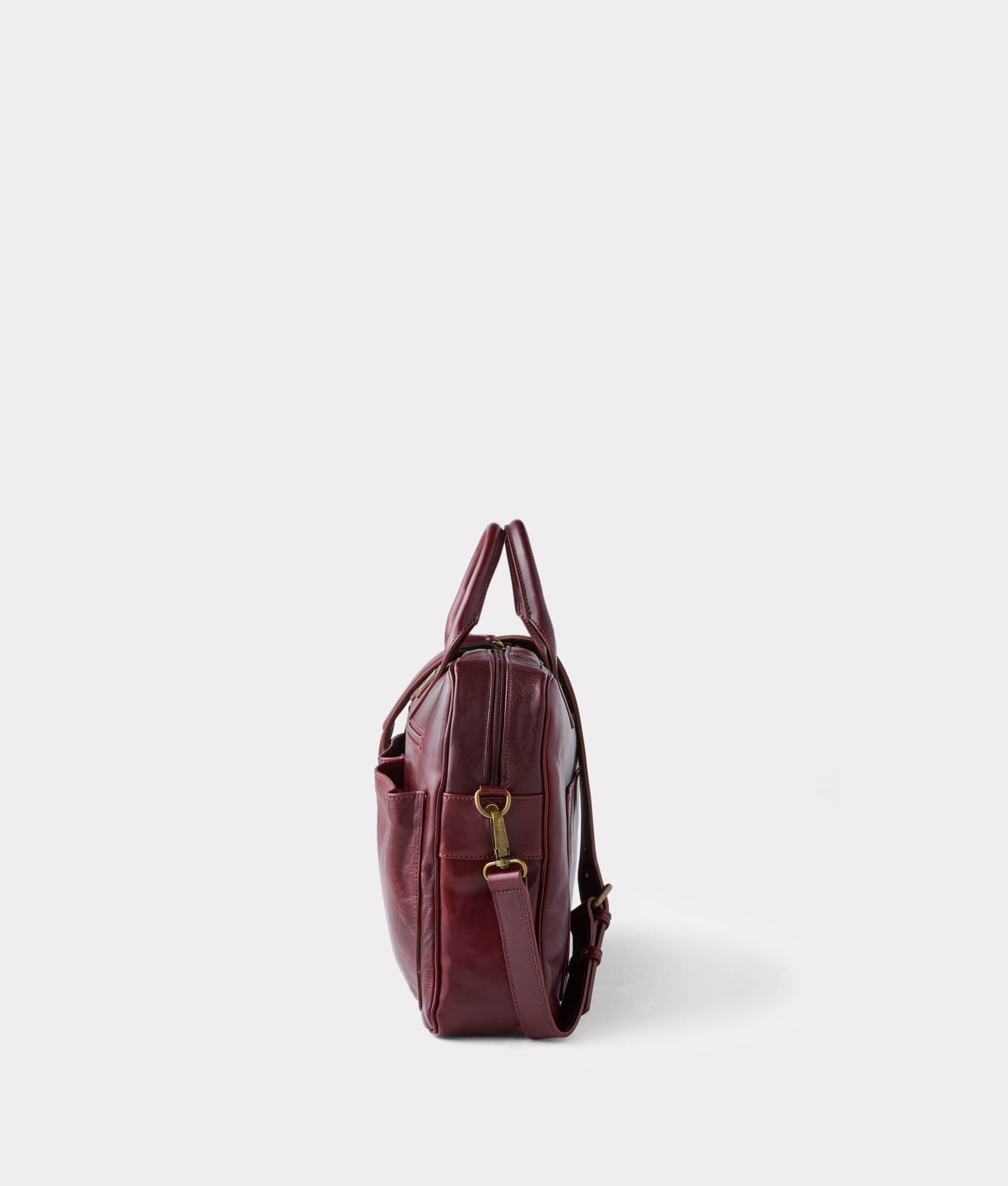 Cosimo Briefcase :: Burgundy - Image 4