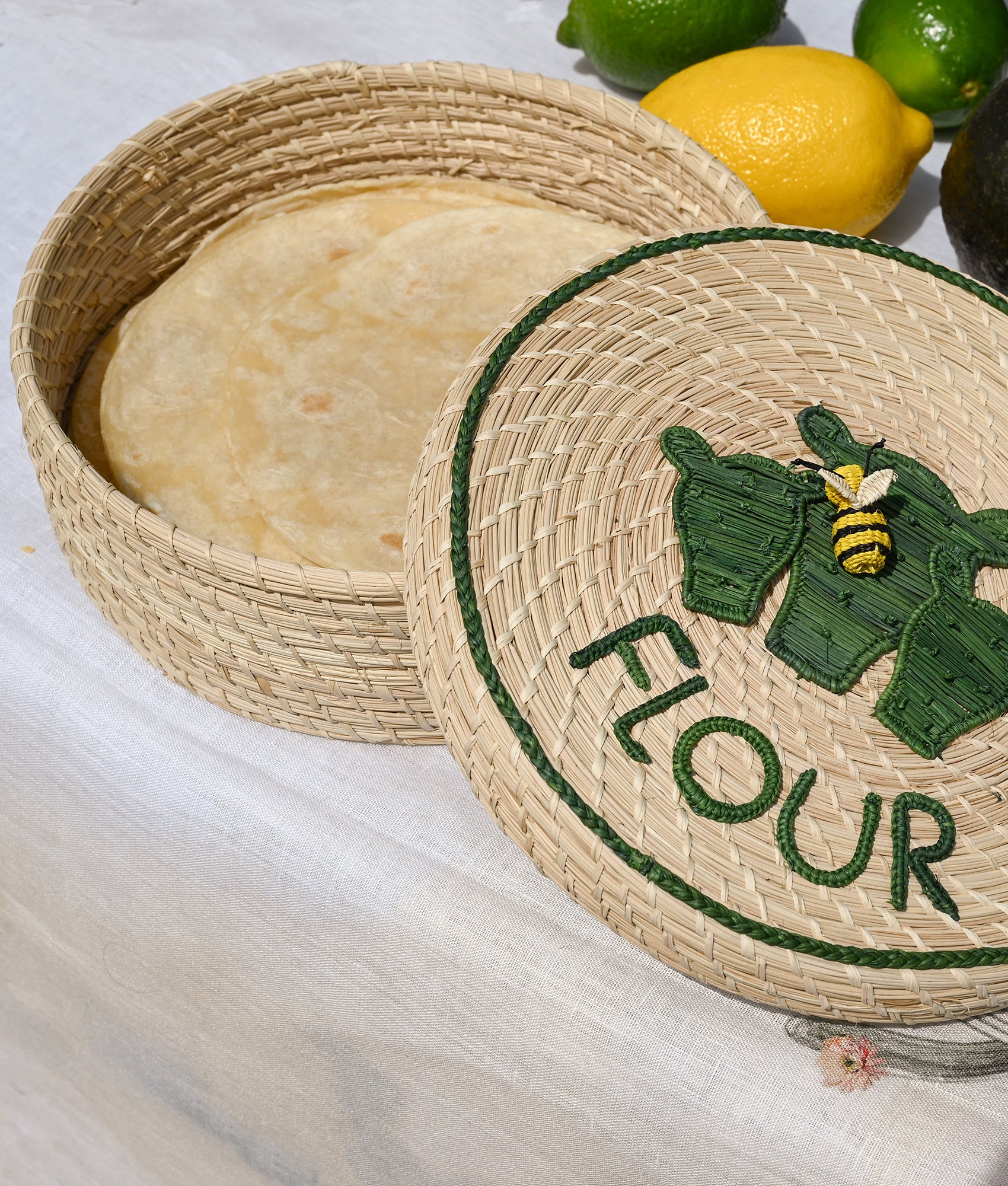 Cactus Flour Tortilla Warmer :: Green - Image 5