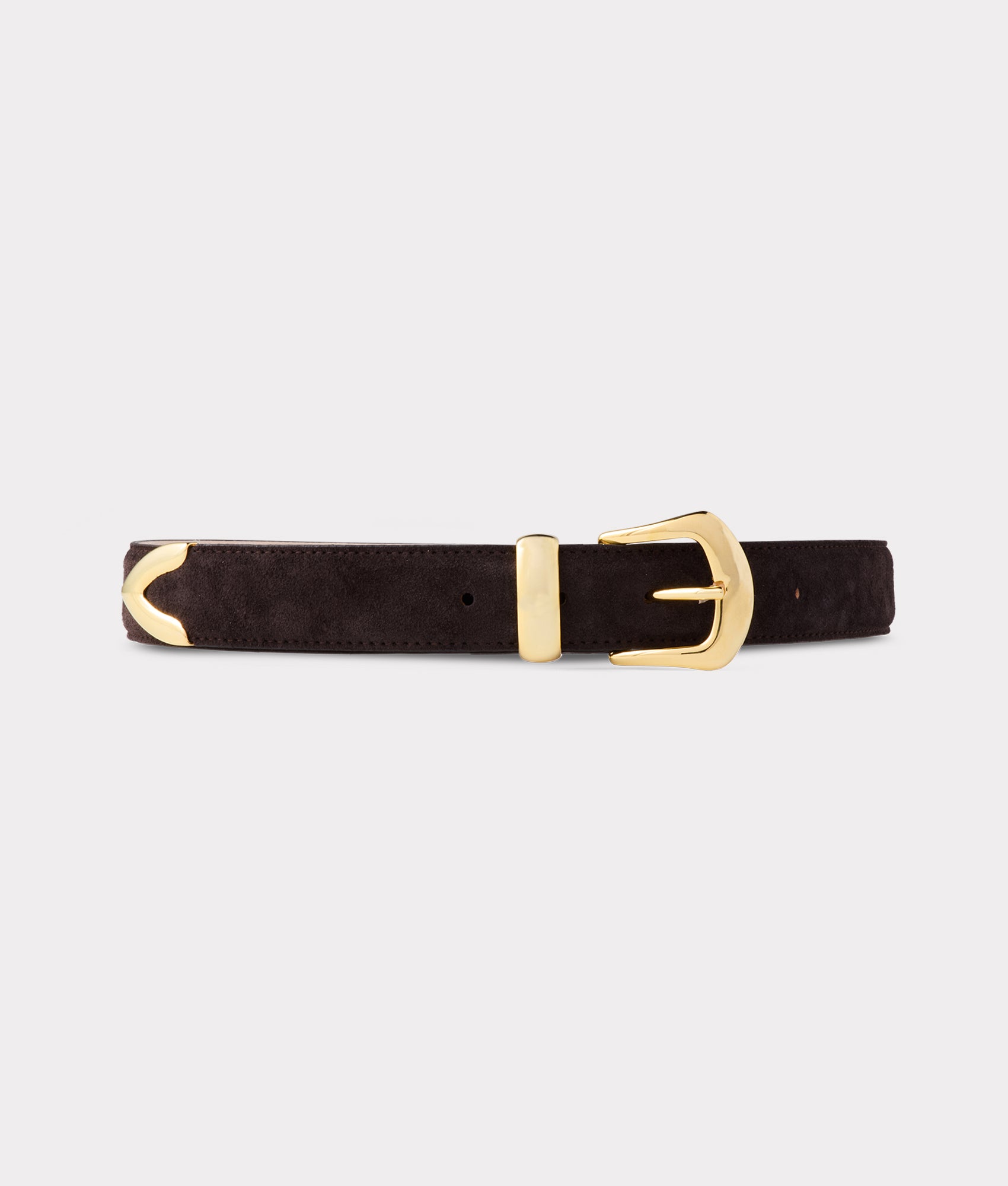 Italian 3 Piece Belt :: Chocolate