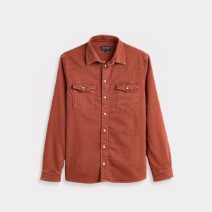 Roper Denim Shirt :: Burnt Orange