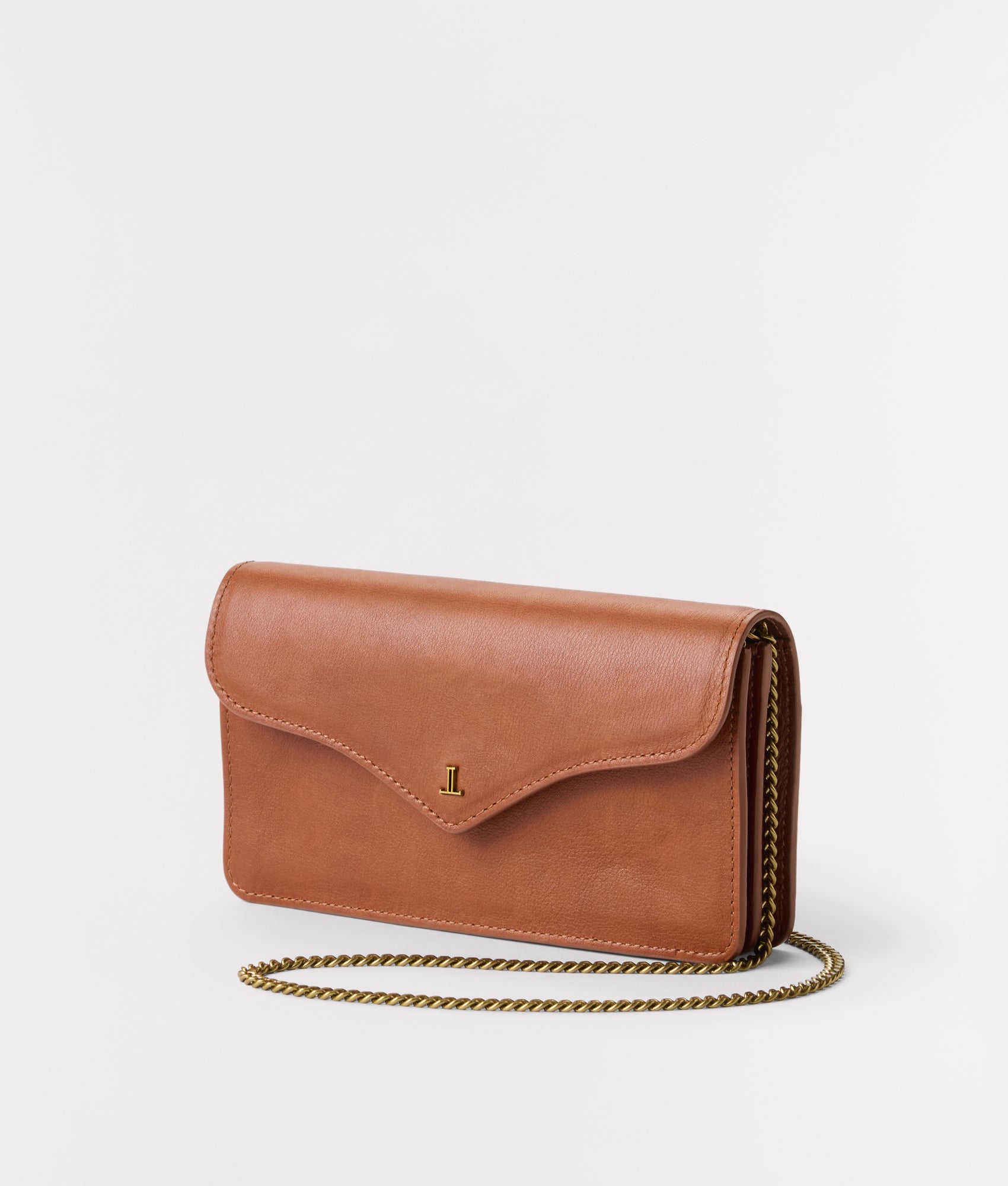 Bridget Long Wallet On A Chain :: Brown - Image 4