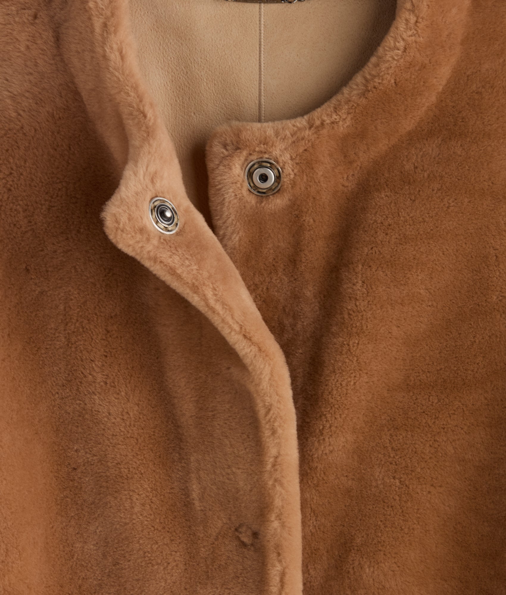 Gabriella Shearling Coat :: Natural - Image 5