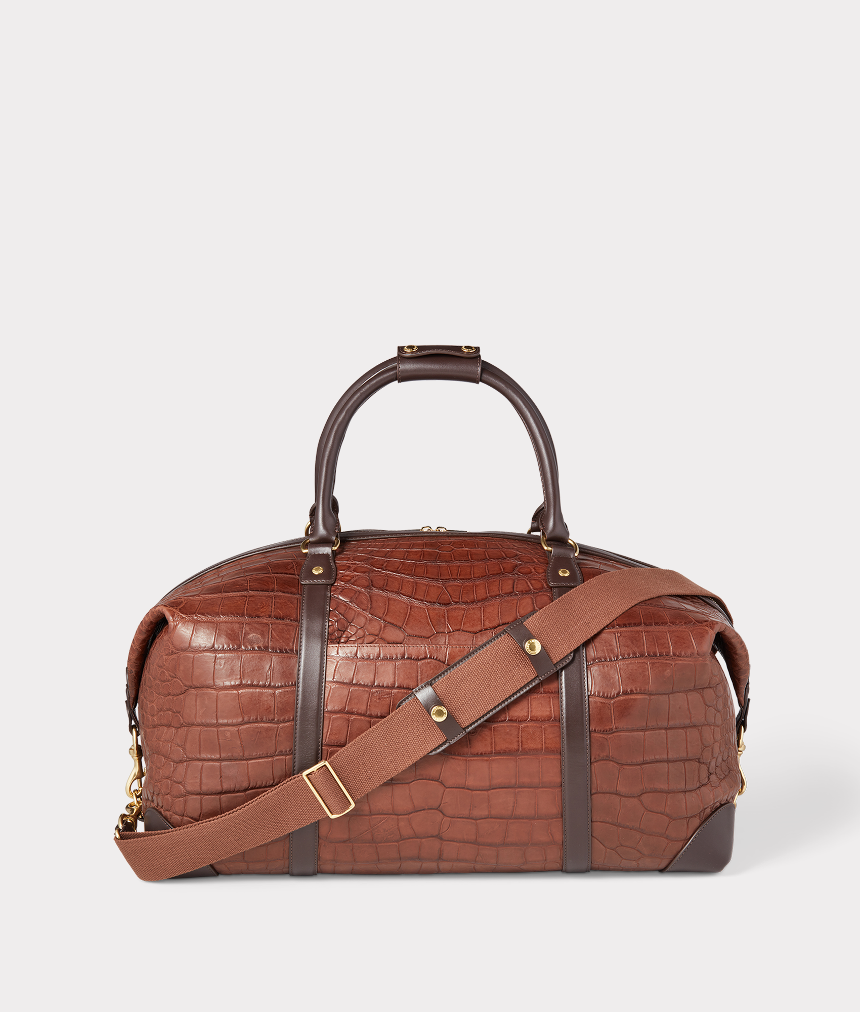 Giant Gator Duffle – Large :: Chocolate - Image 3