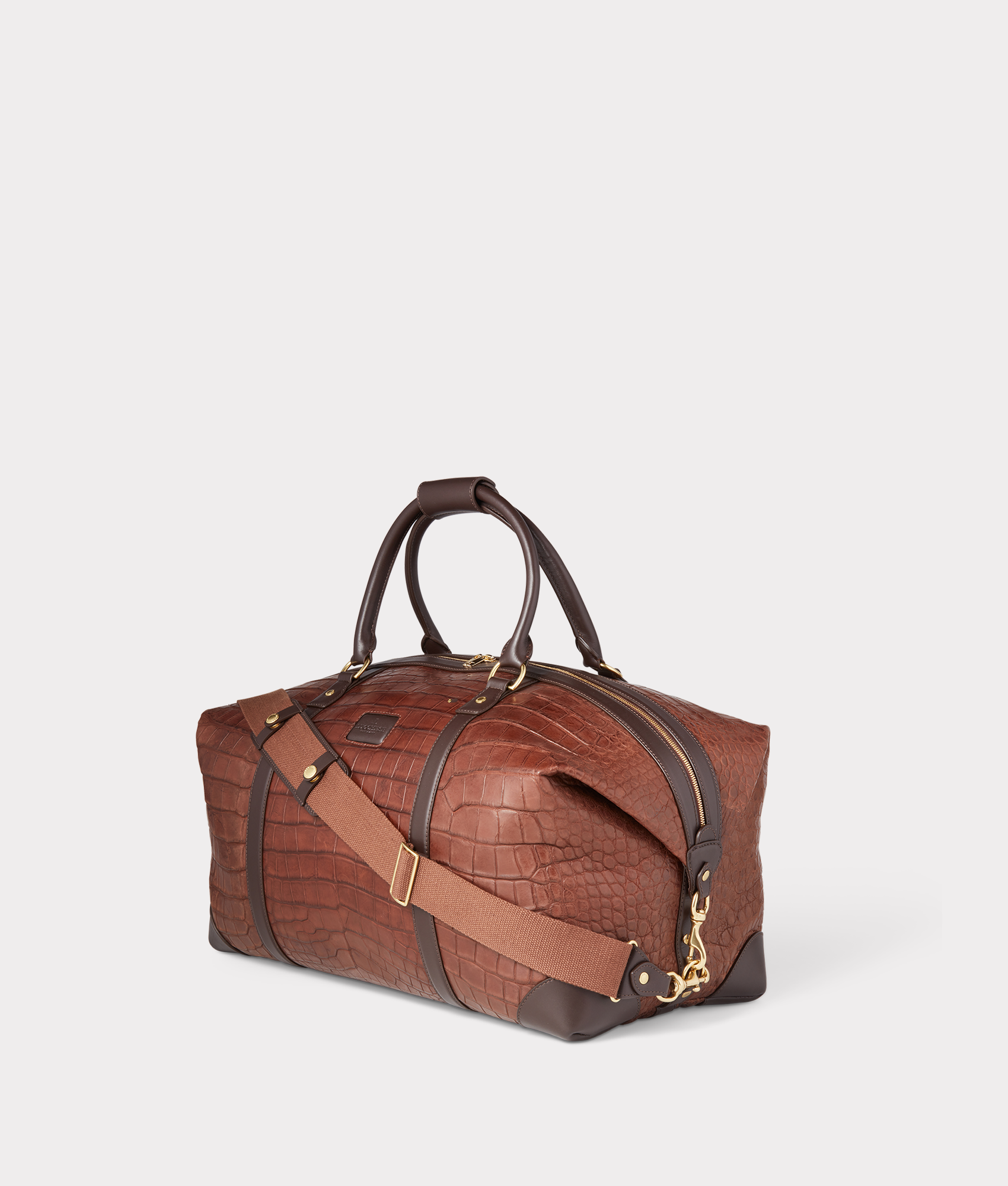 Giant Gator Duffle – Large :: Chocolate - Image 4