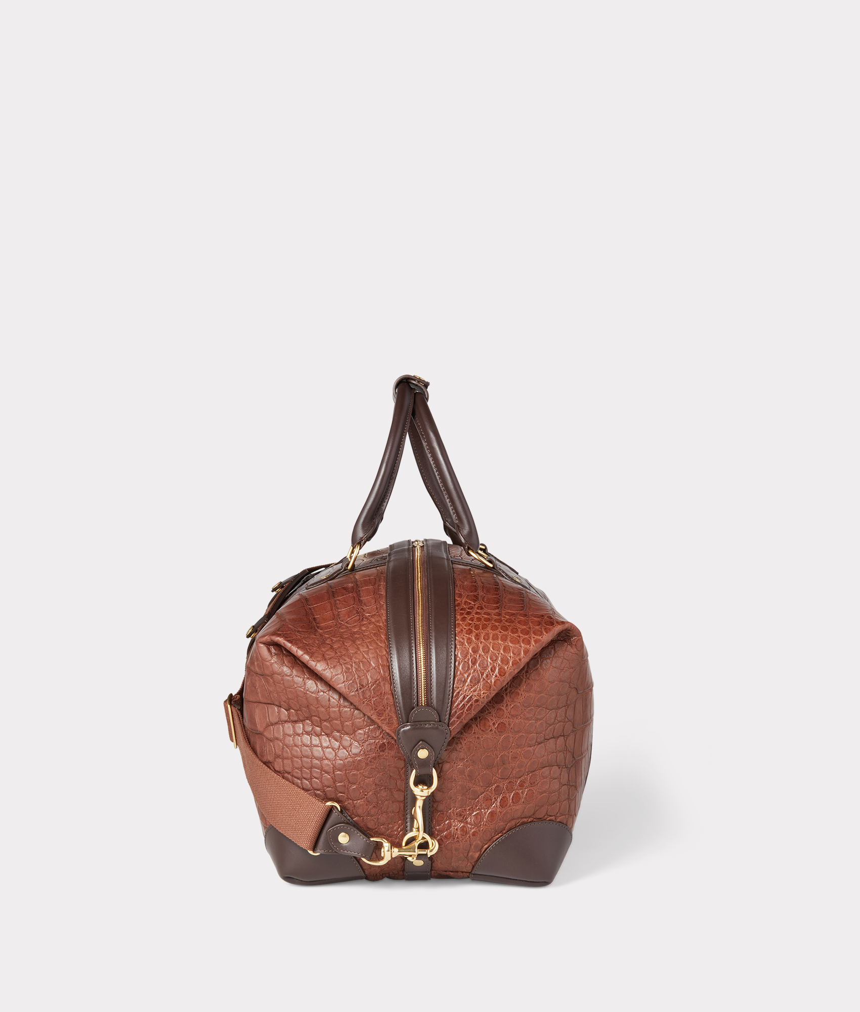 Giant Gator Duffle – Large :: Chocolate - Image 5