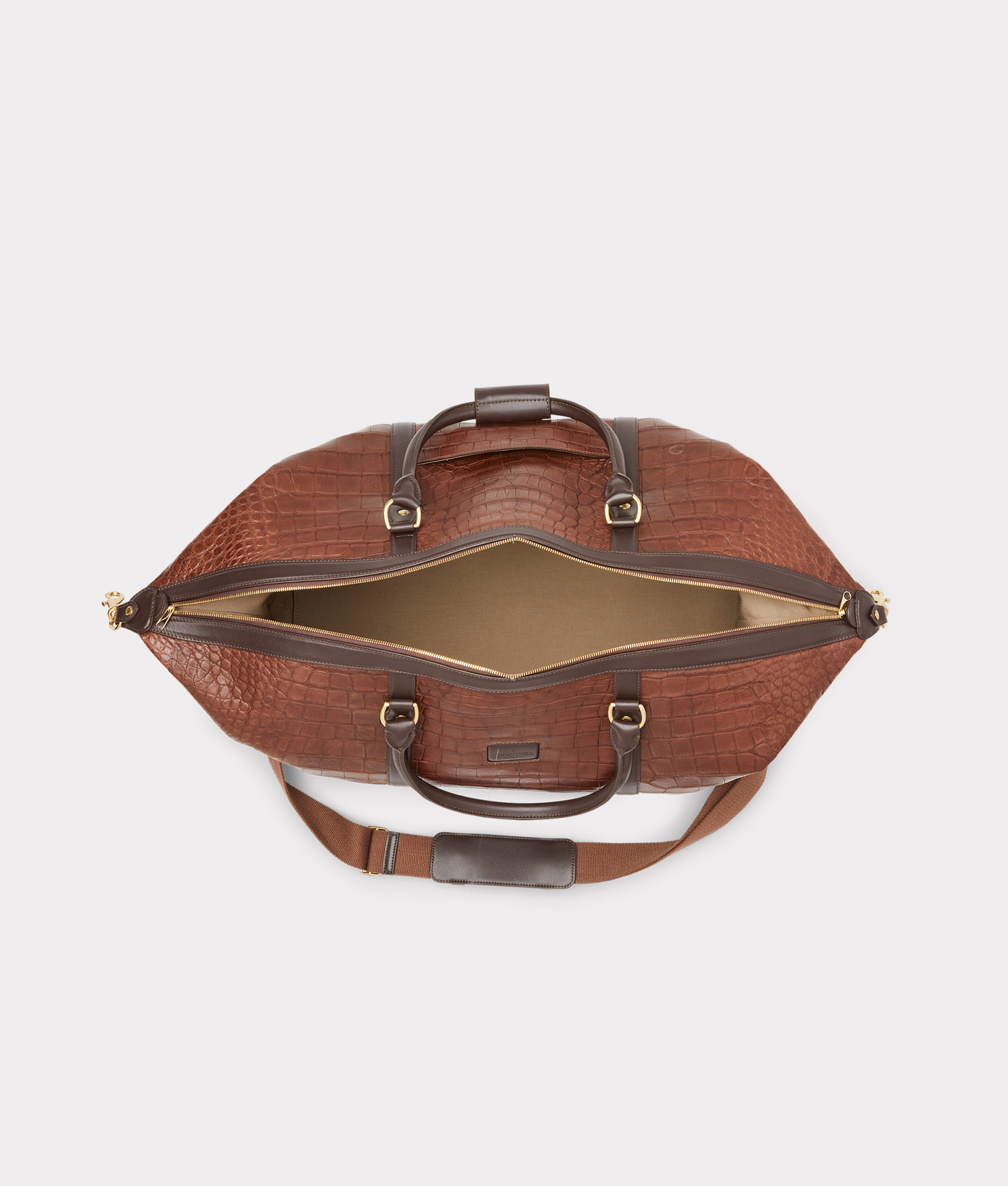 Giant Gator Duffle – Large :: Chocolate - Image 7