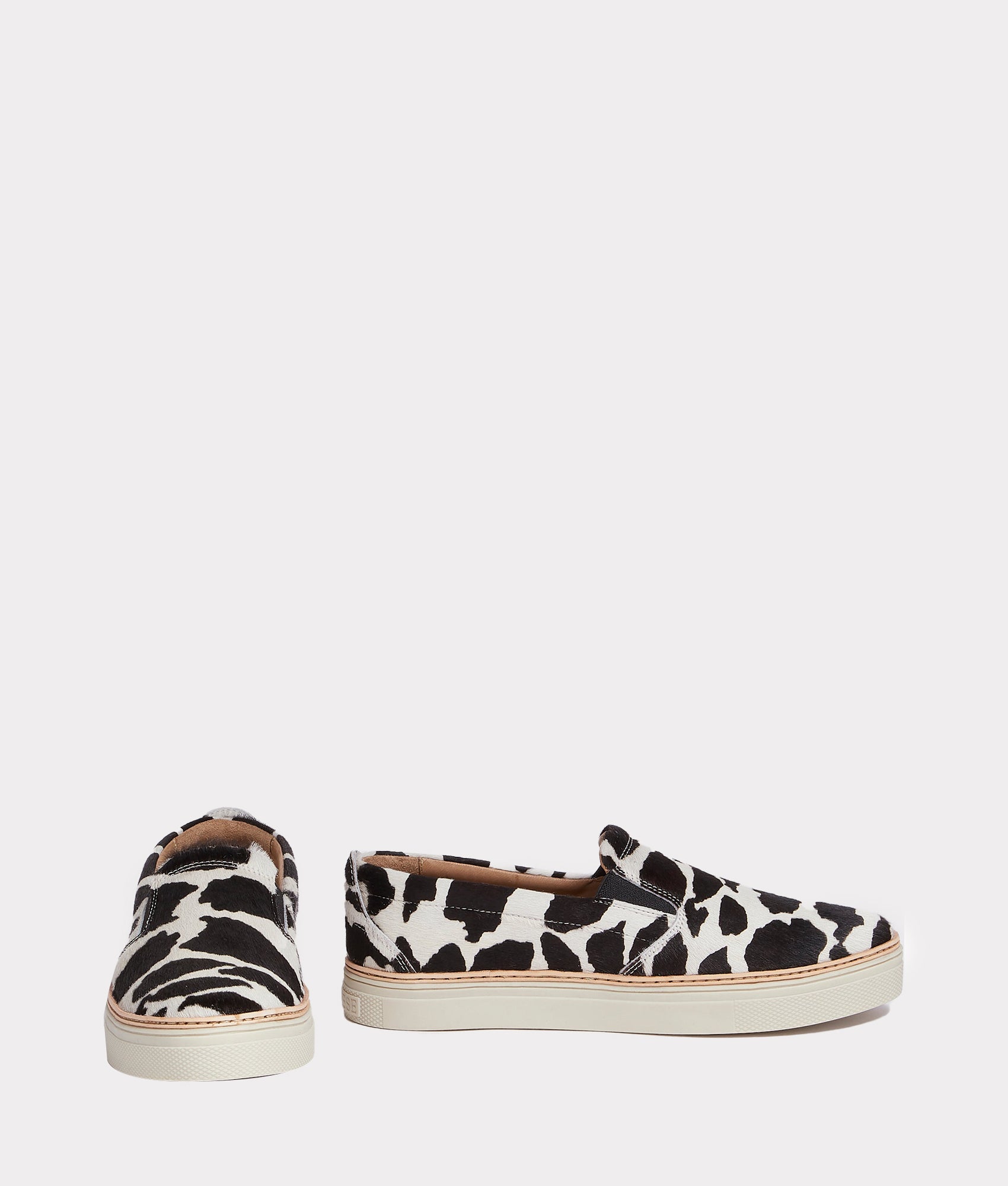 Women's After-Ride Slip On :: Black/White - Image 2