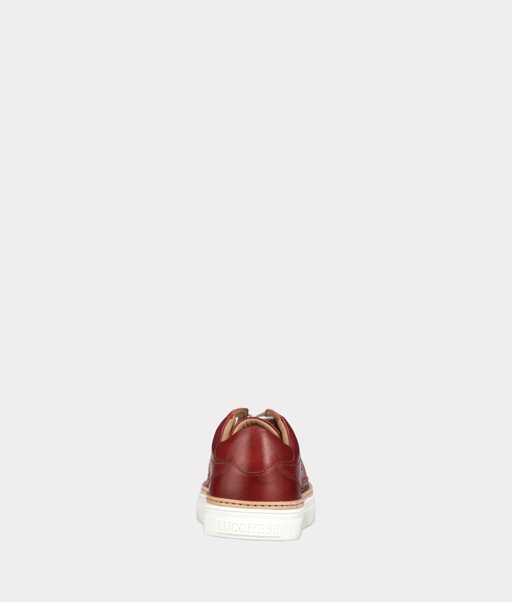 Double L Lace Up Sneaker :: Red - Image 4