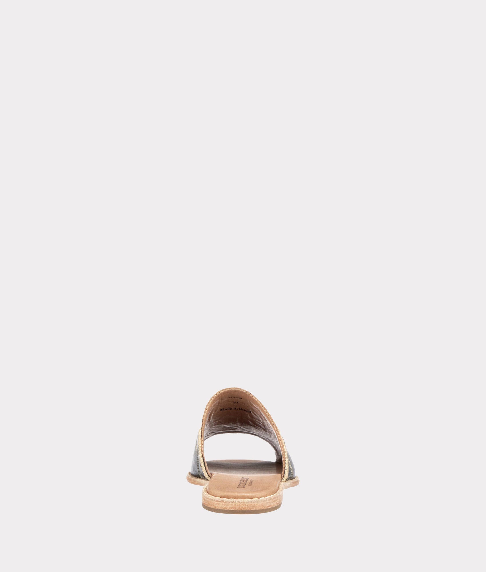 Raffia Sandal :: Black - Image 4