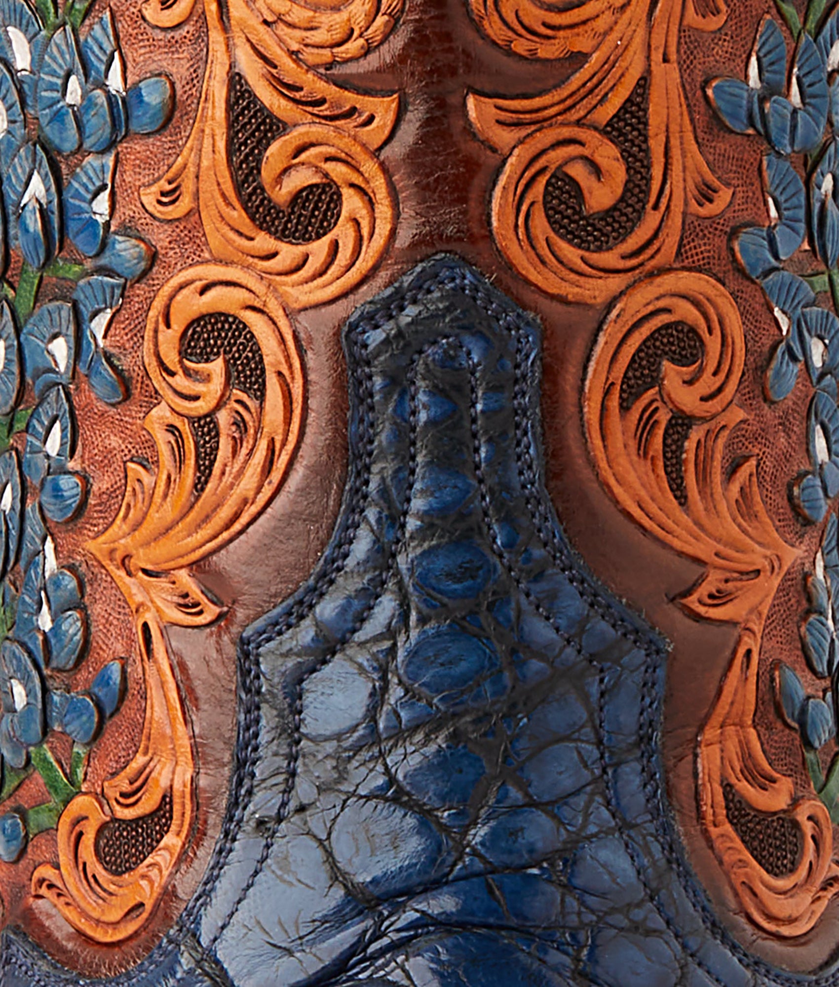 Women's Bluebonnet 140th Anniversary Boot :: Cavalry Blue - Image 13