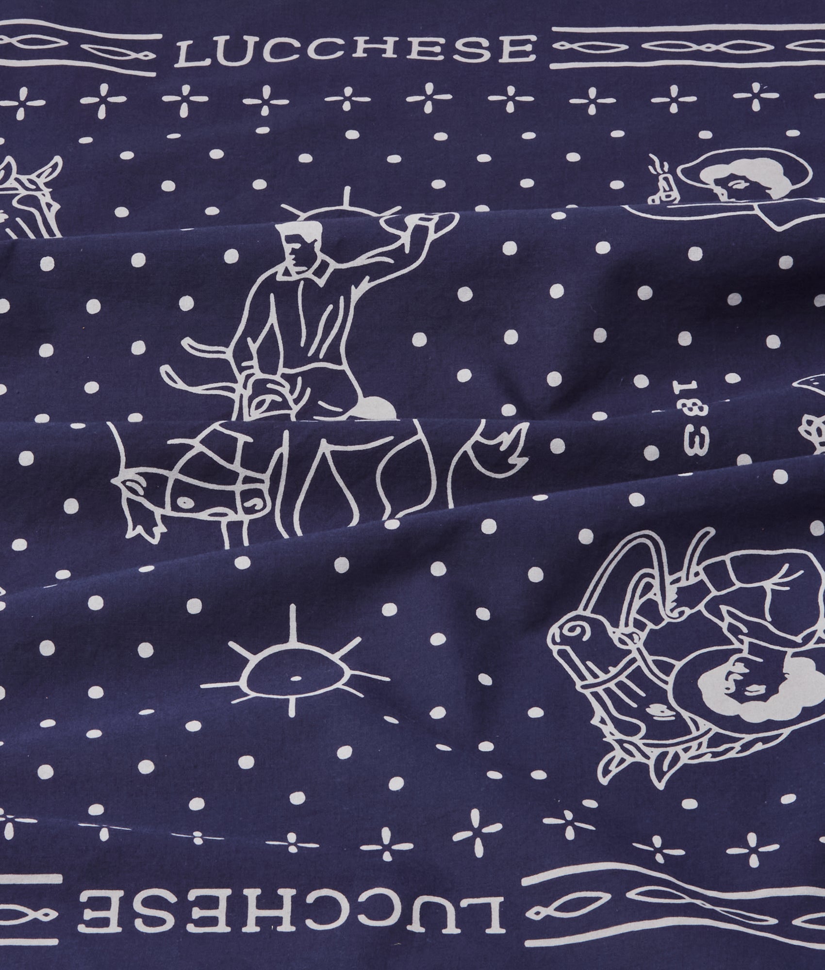 Western Bandana :: Navy - Image 2