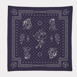 Western Bandana :: Navy
