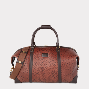 Ostrich Duffle - Large :: Chocolate