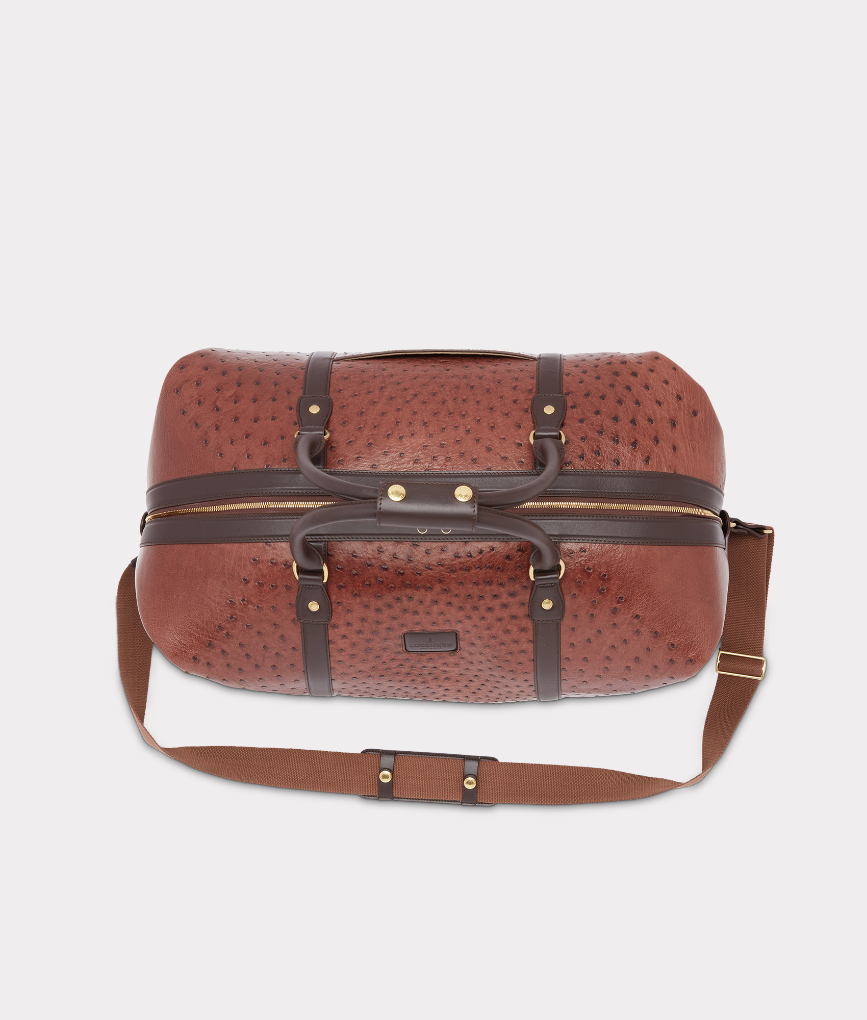 Ostrich Duffle - Large :: Chocolate - Image 6