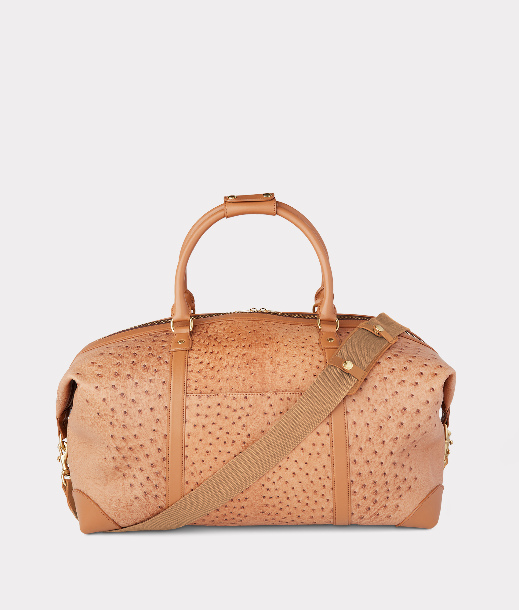 Ostrich Duffle - Large :: Cognac - Image 3