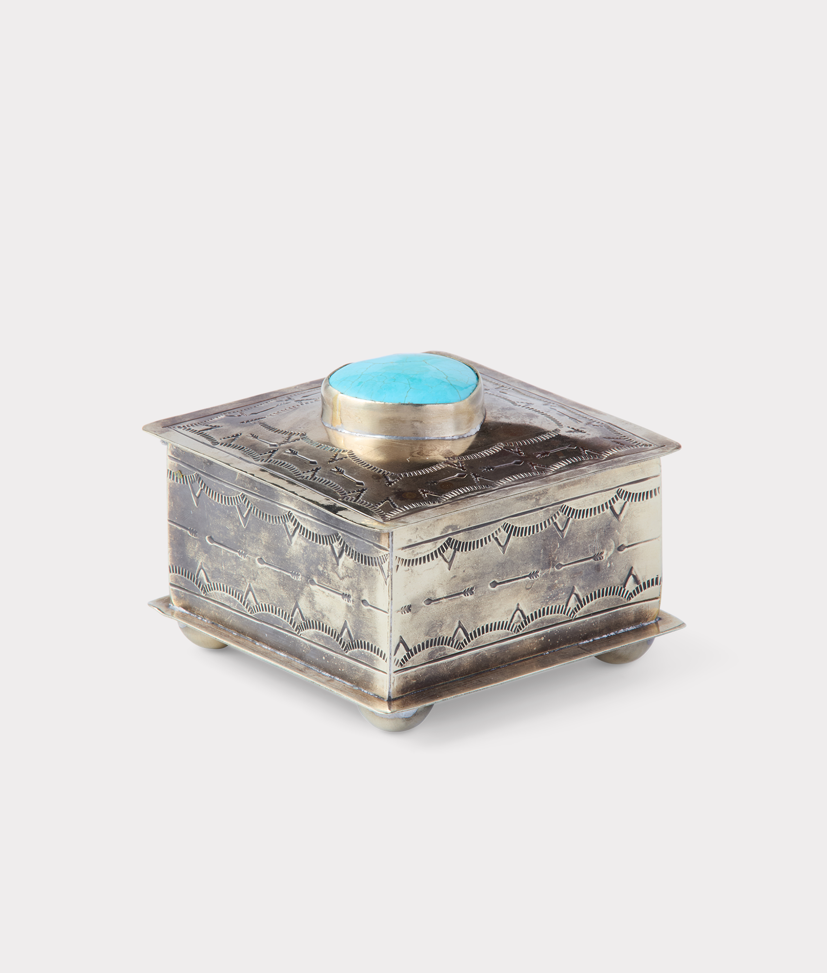 Southwestern Heart Box :: Silver - Image 3