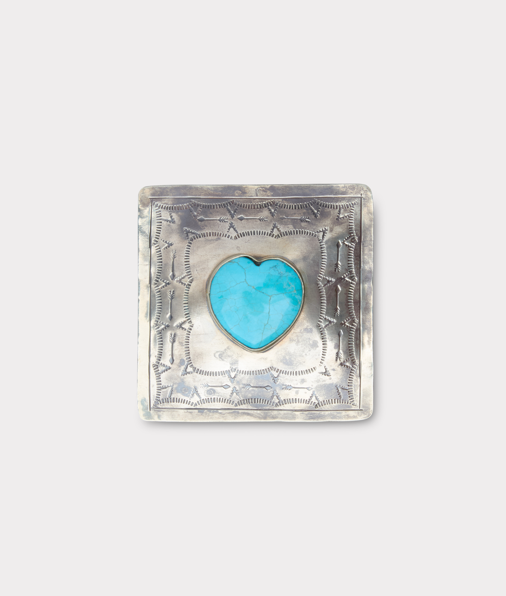 Southwestern Heart Box :: Silver - Image 6