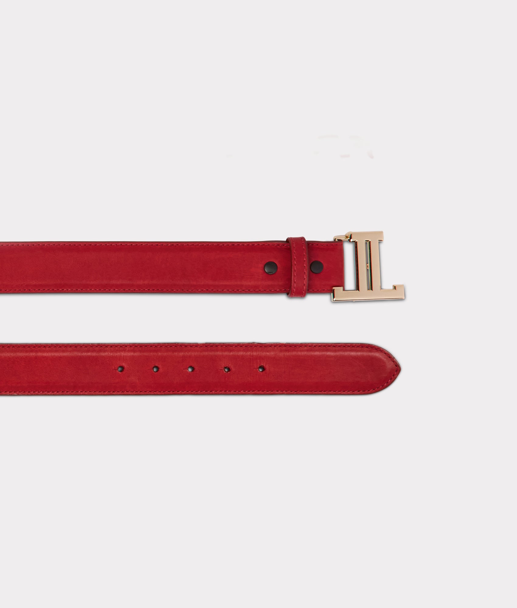 Women's Mirrored L Belt :: Red - Image 7