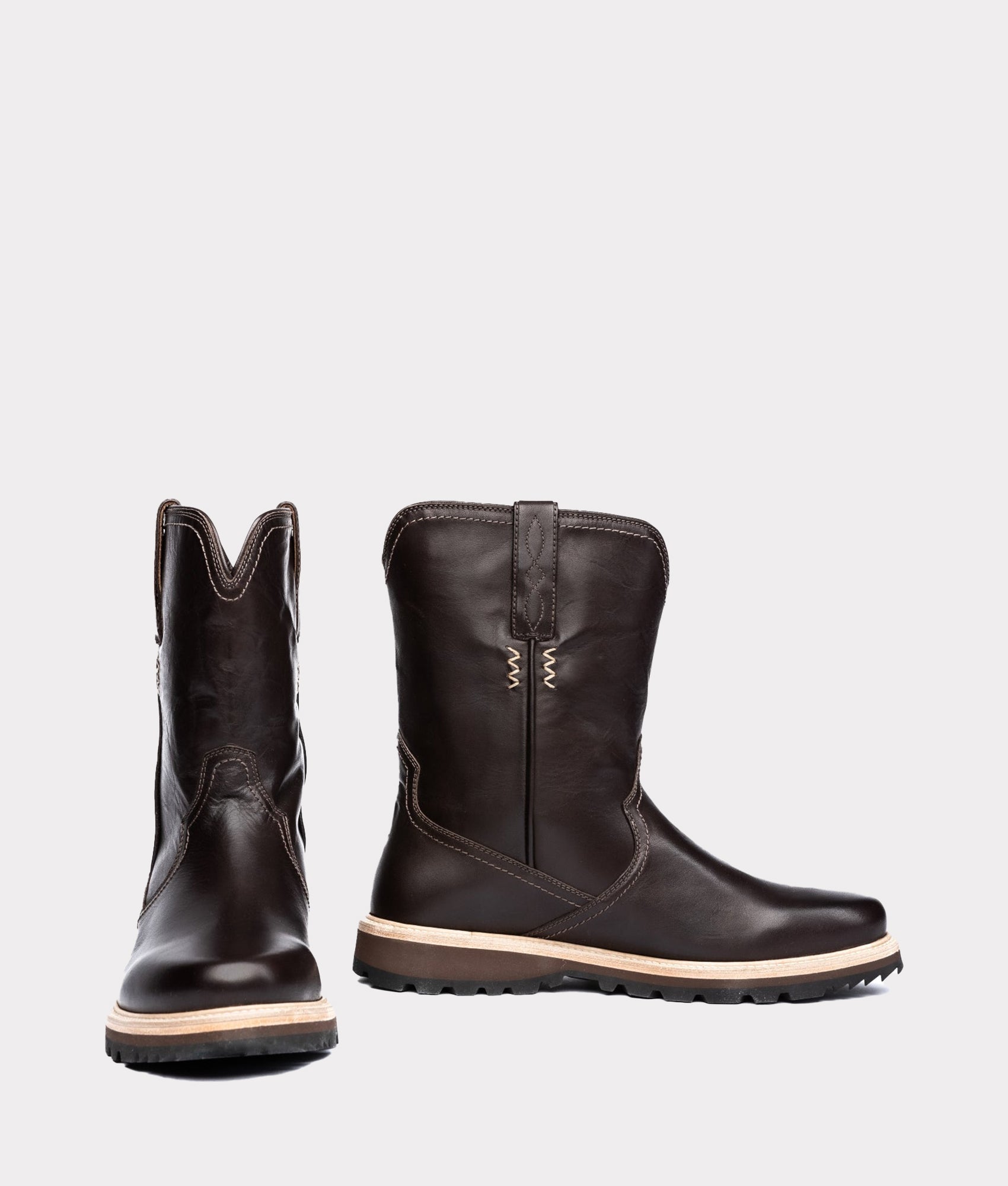 Ranger II Pull On Boot :: Chocolate - Image 2
