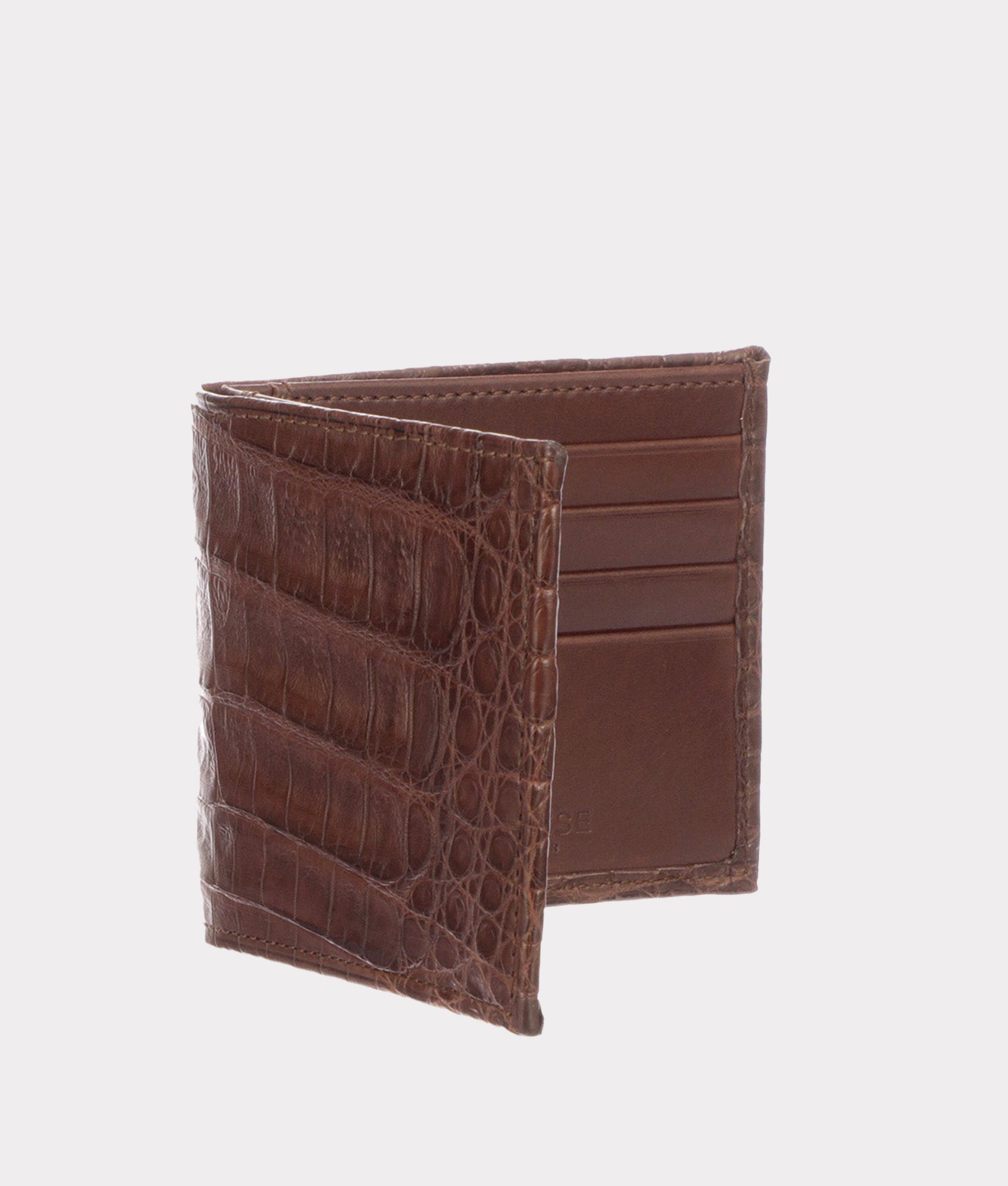 Hipster Wallet – Crocodile :: Sienna