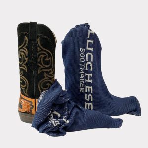 Knit Boot Socks :: Blue